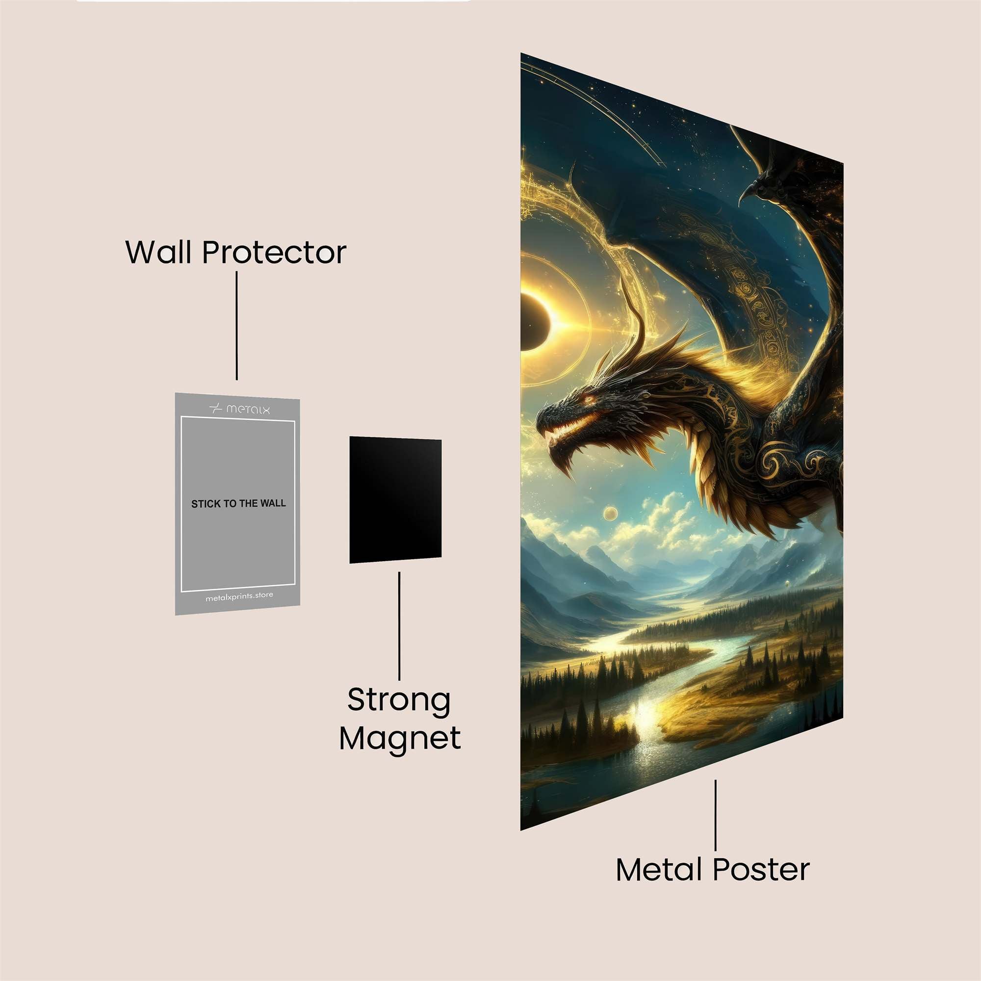Eclipse Majesty Safe Wall Magnetic / M