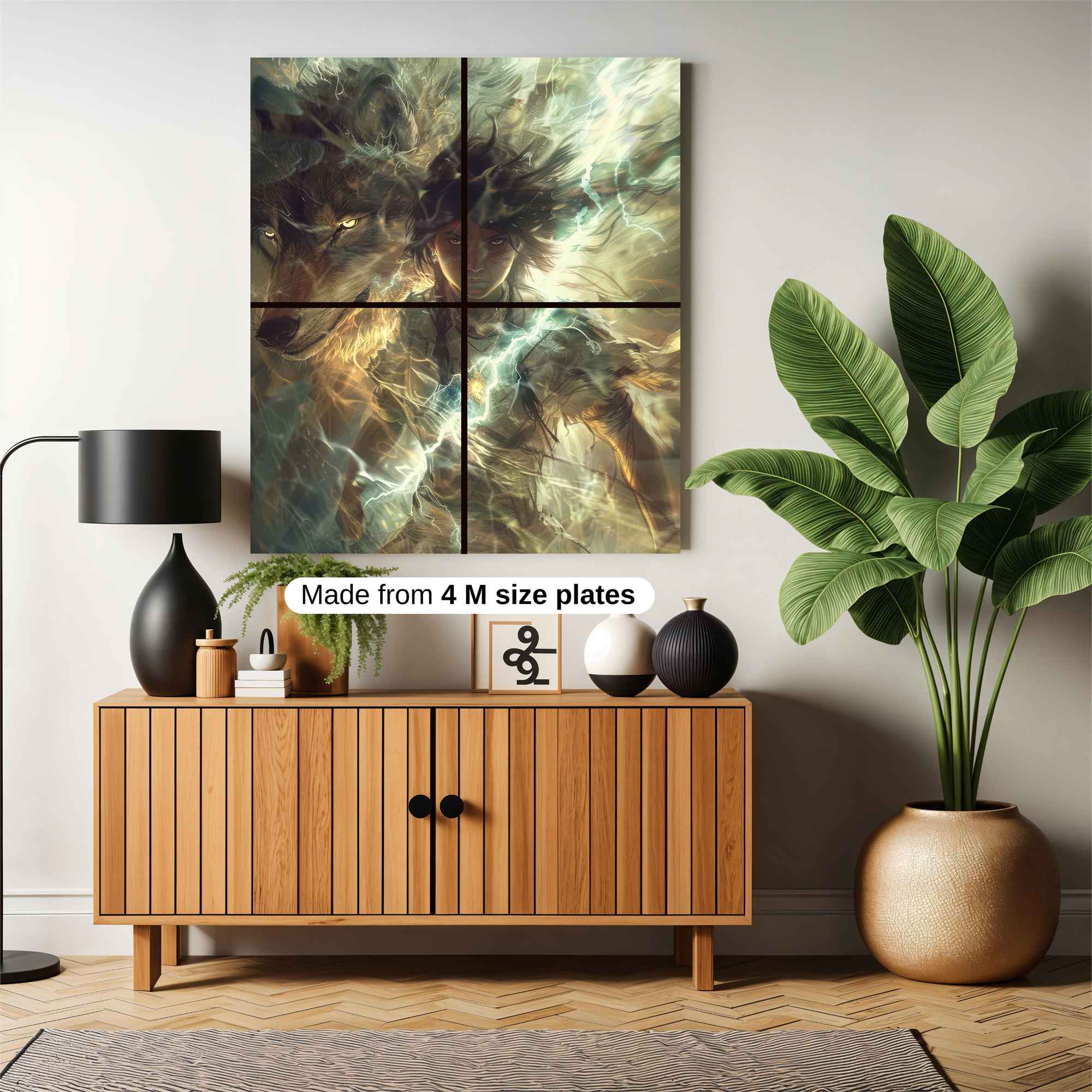 Wolfstorm Unleashed Safe Wall Magnetic / M