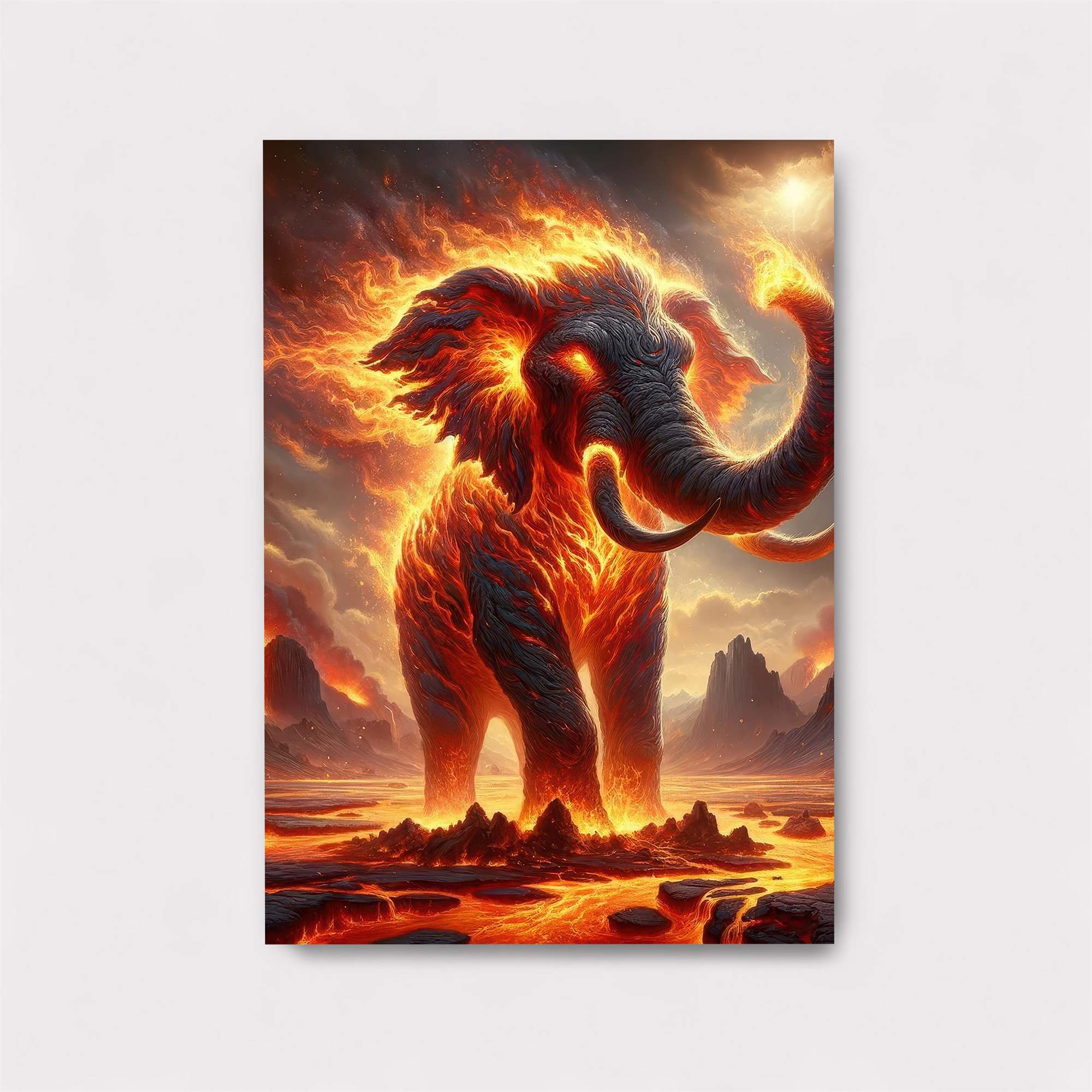 Ember Elephant Safe Wall Magnetic / M