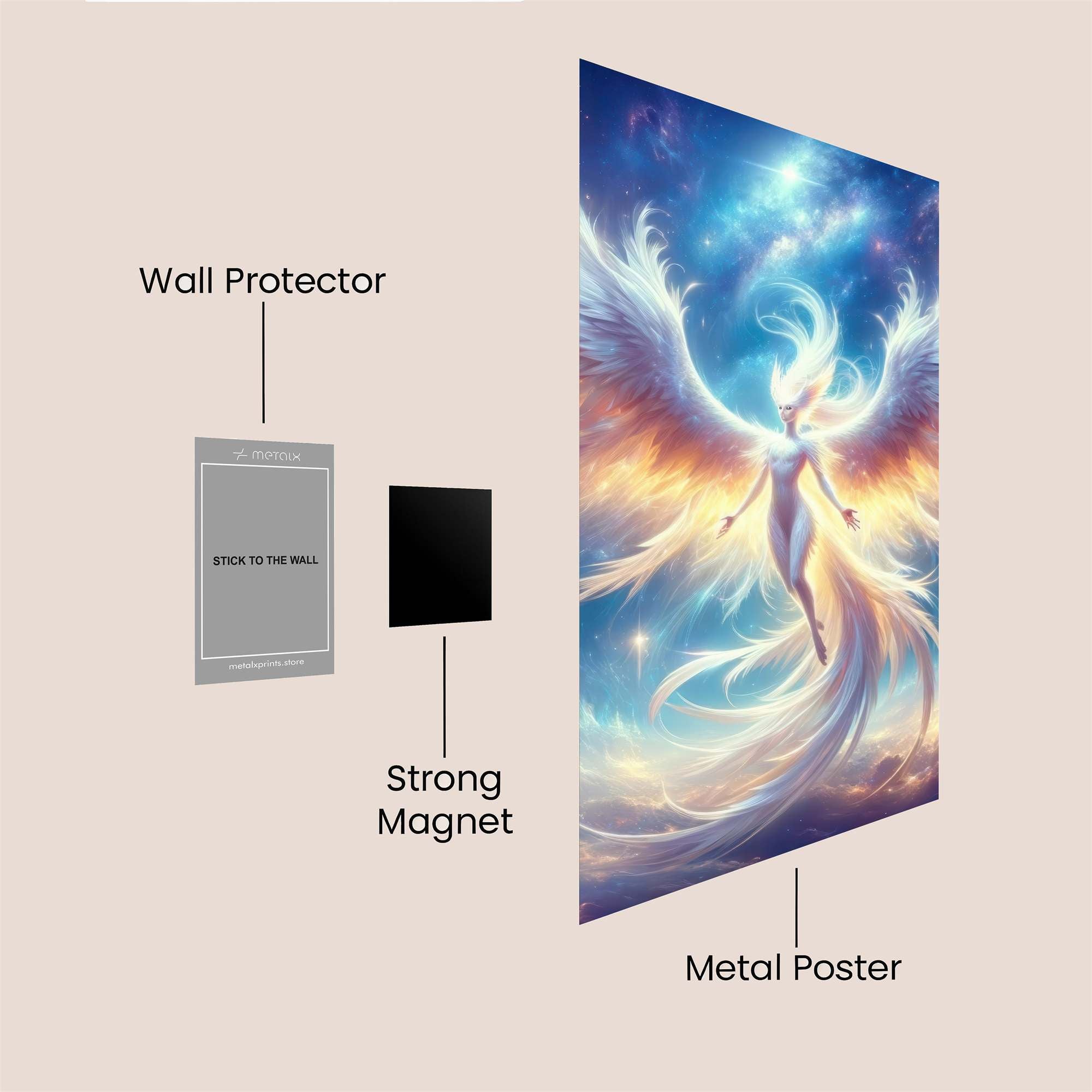 Phoenix Ascendant Safe Wall Magnetic / M