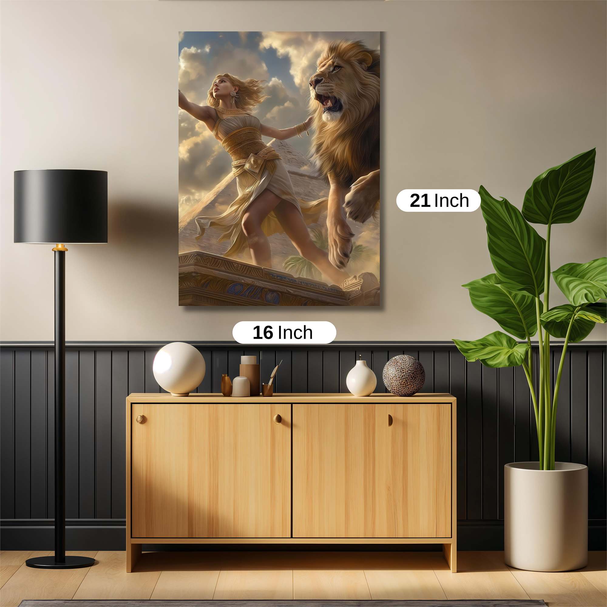 Lioness Triumph Safe Wall Magnetic / M