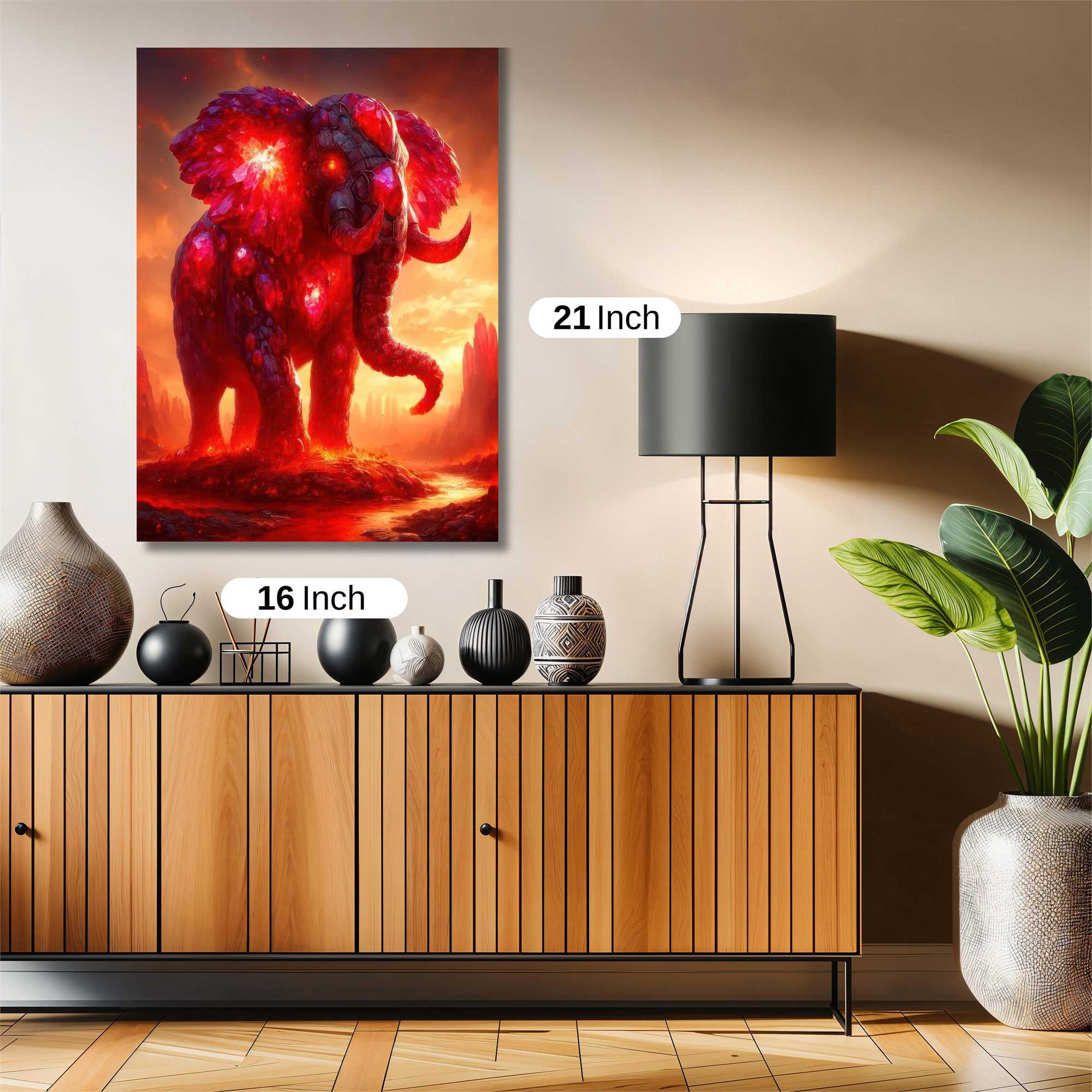 Ember Elephant Safe Wall Magnetic / M