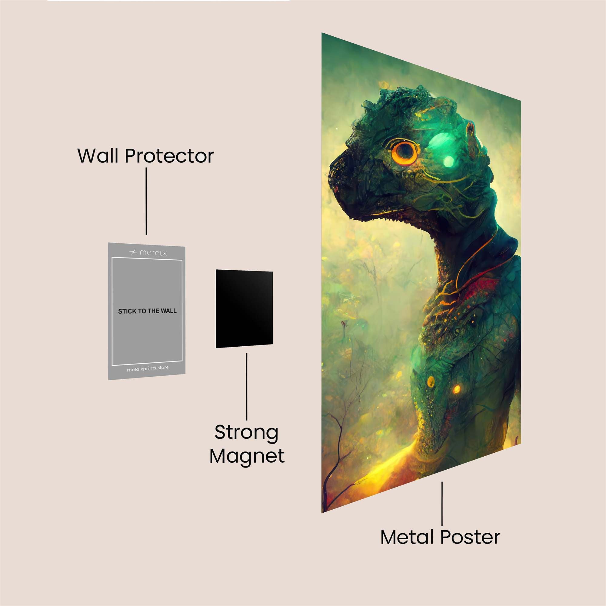 Alien Enigma Safe Wall Magnetic / M