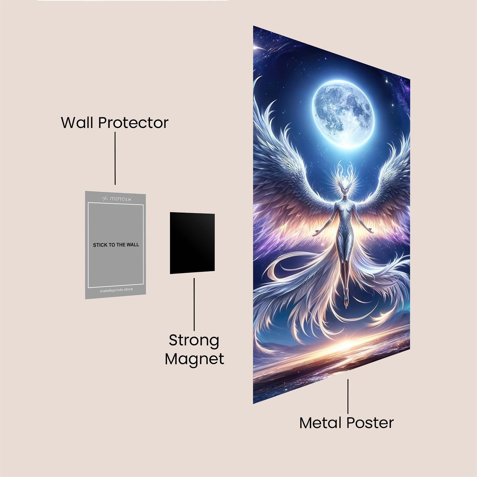 Lunar Serenity Safe Wall Magnetic / M