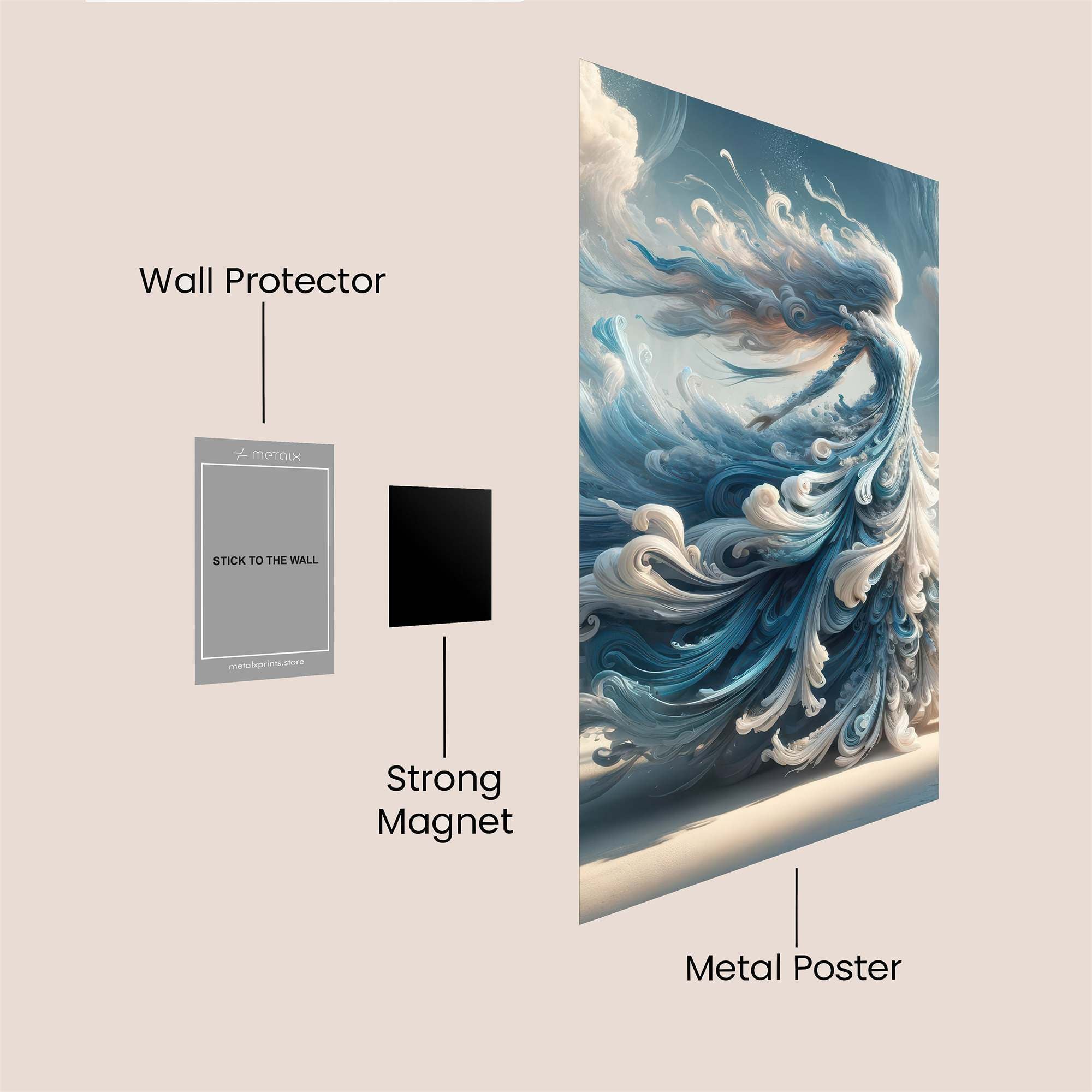 Sky Serenade Safe Wall Magnetic / M
