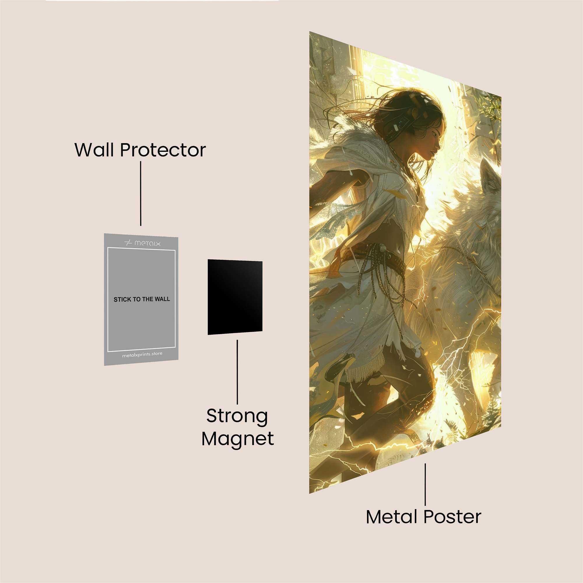 Moonlit Radiance Safe Wall Magnetic / M