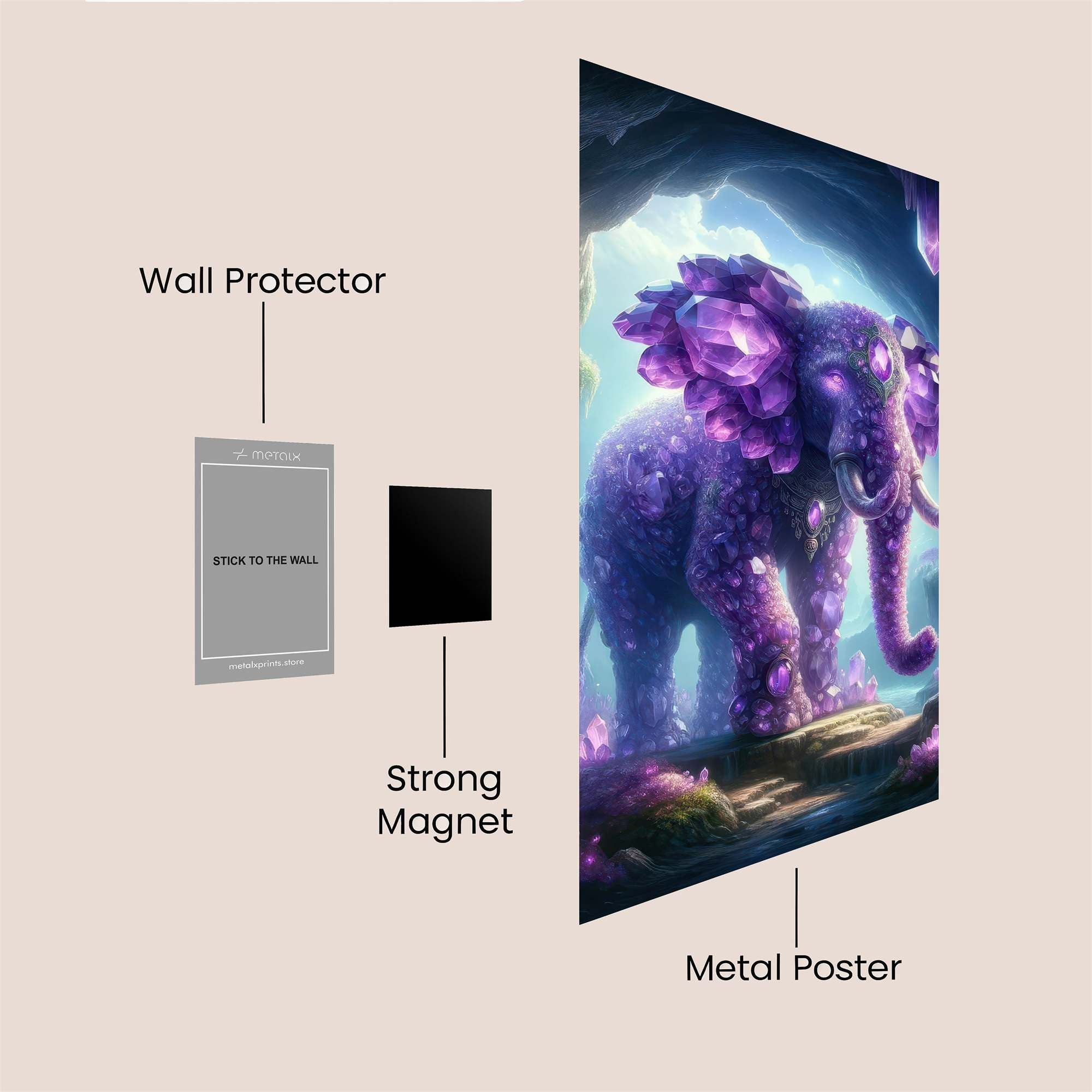 Crystal Majesty Safe Wall Magnetic / M