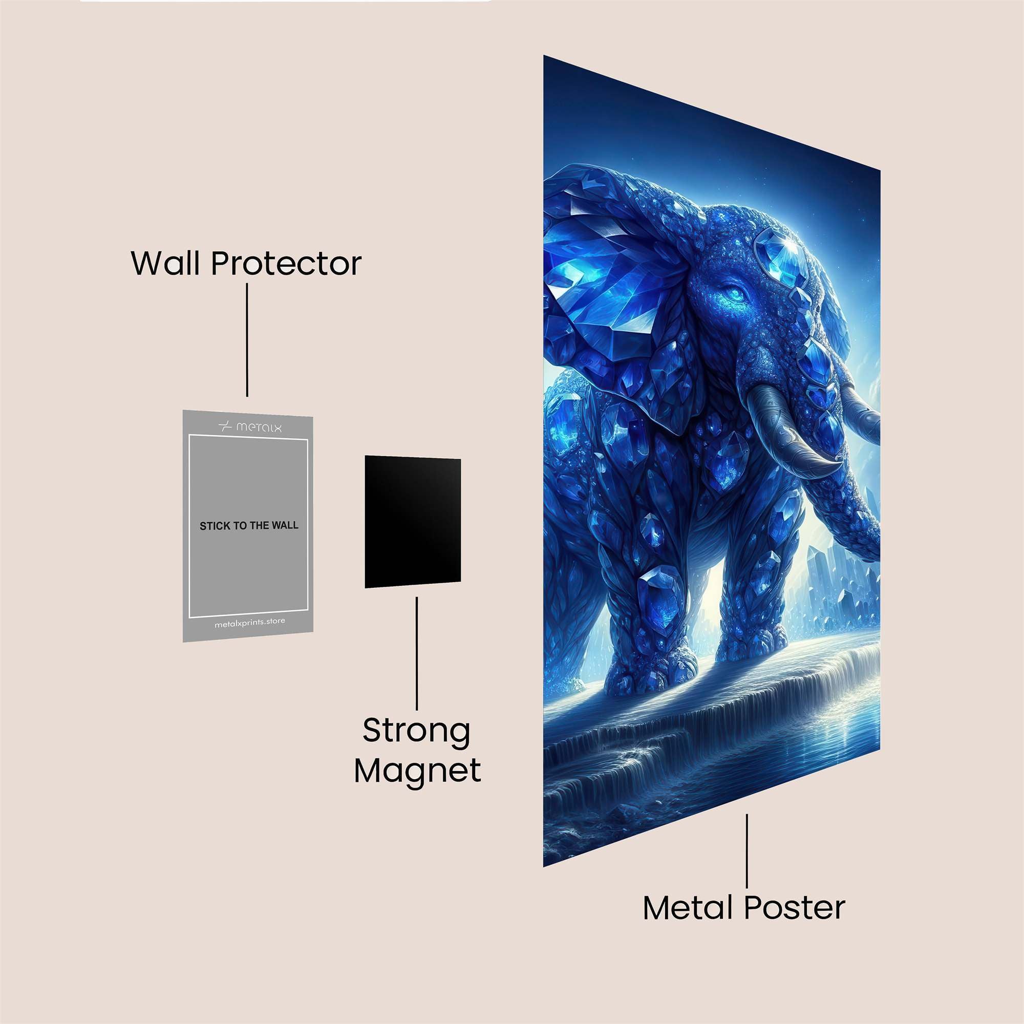 Crystal Majesty Safe Wall Magnetic / M
