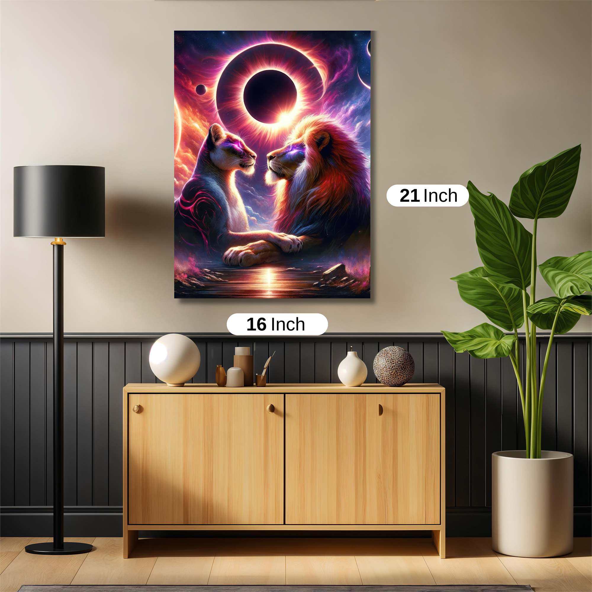 Lions Eclipse Safe Wall Magnetic / M