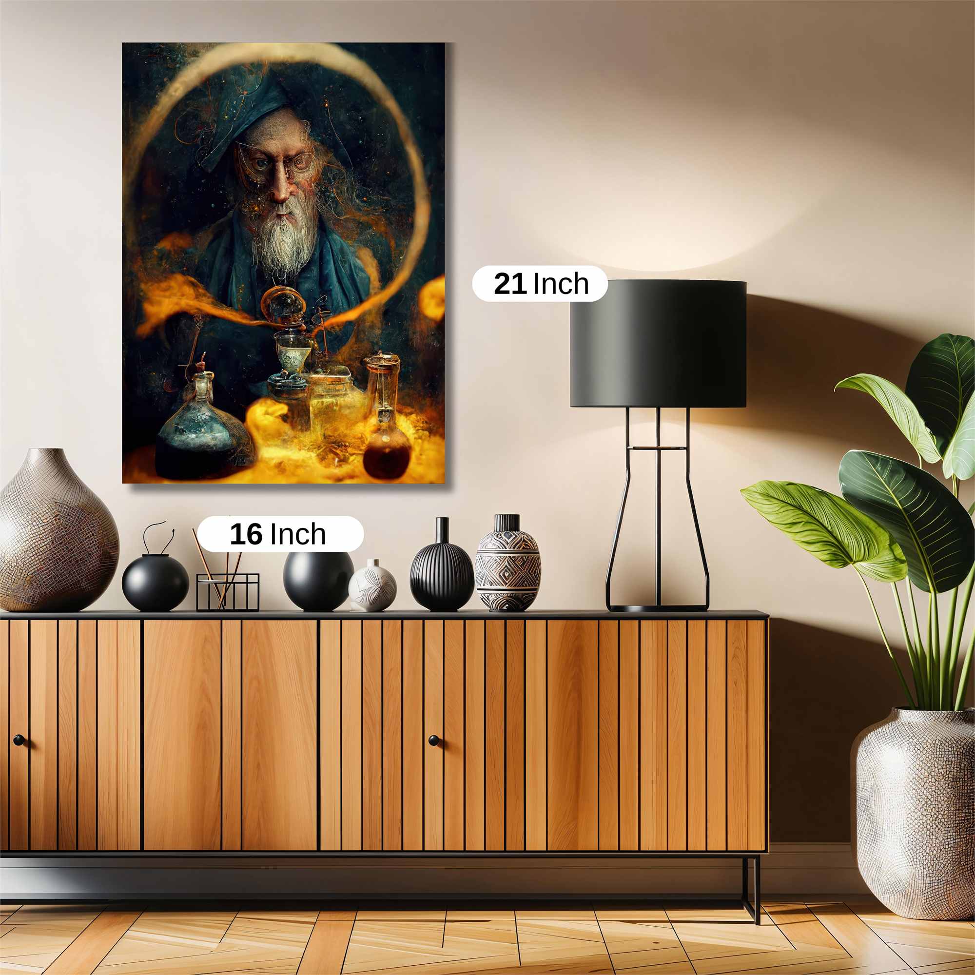 Sorcerer's Aura Safe Wall Magnetic / M