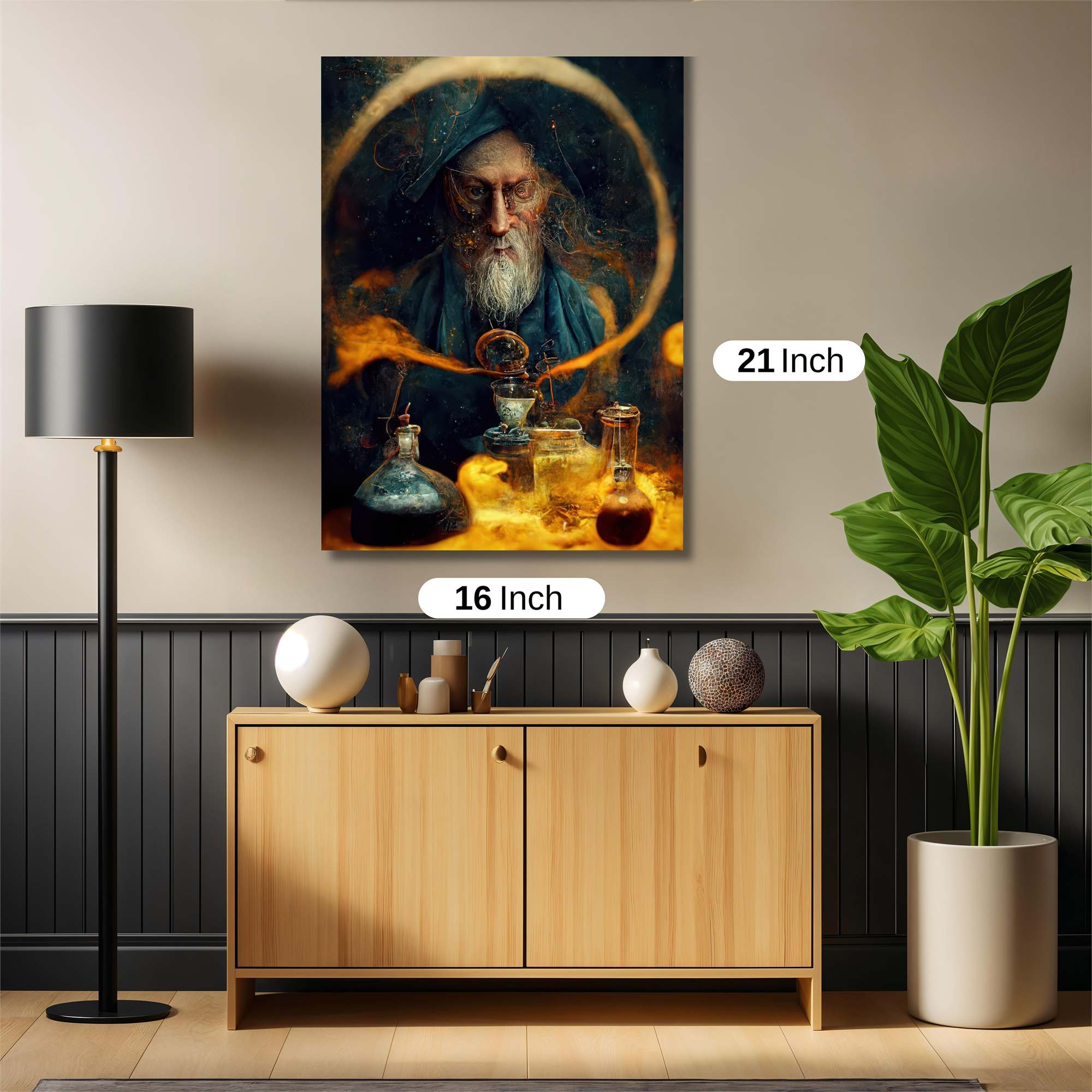 Sorcerer's Aura Safe Wall Magnetic / M