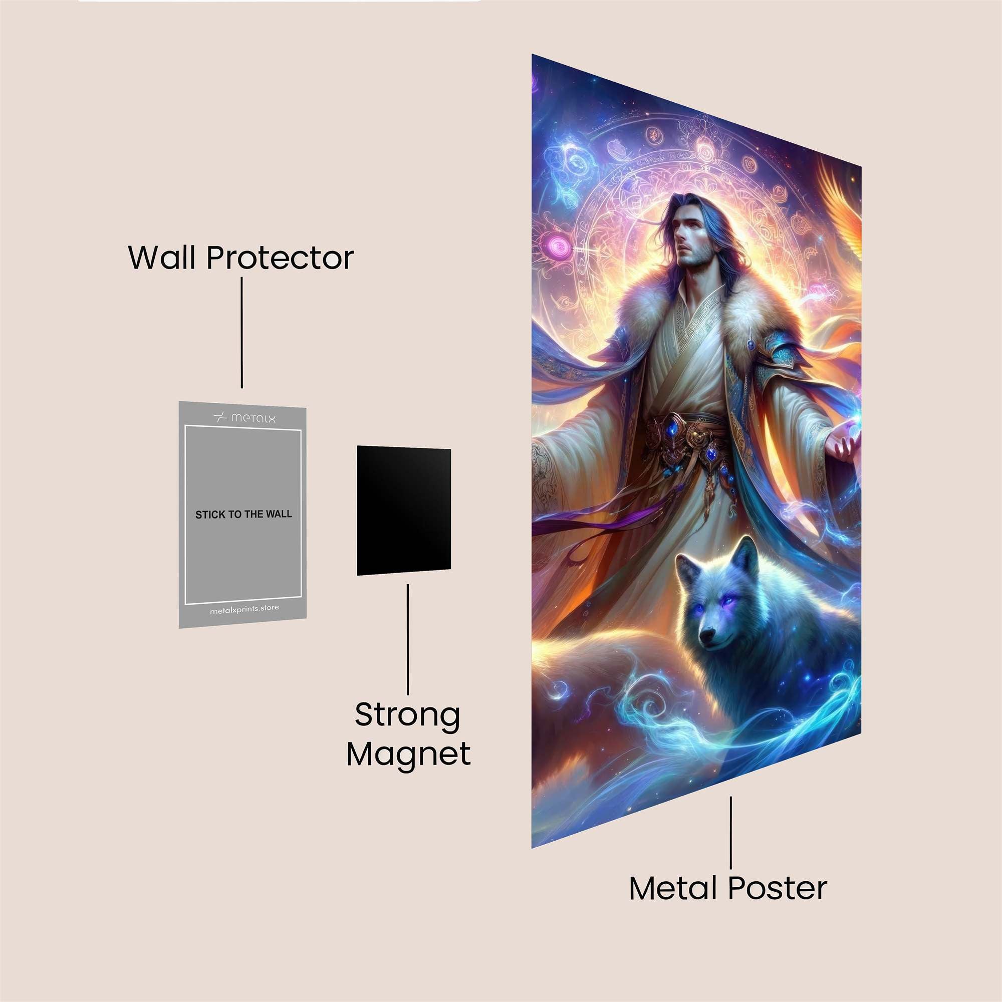 Mystic Guardian Safe Wall Magnetic / M