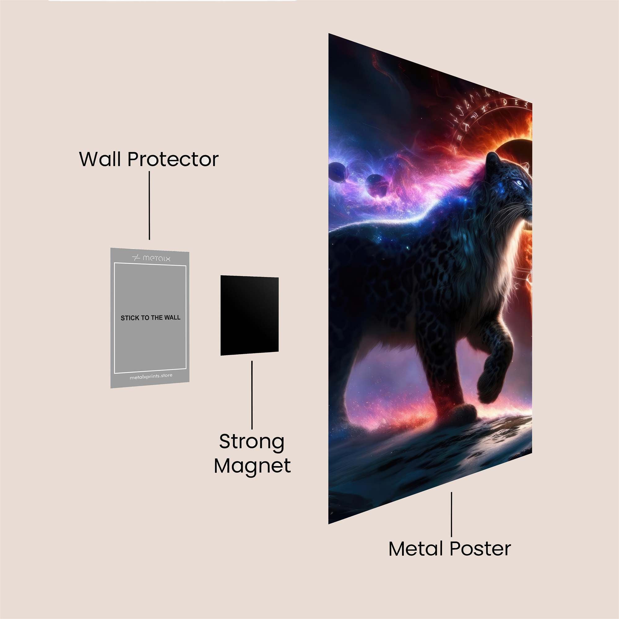 Cosmic Majesty Safe Wall Magnetic / M