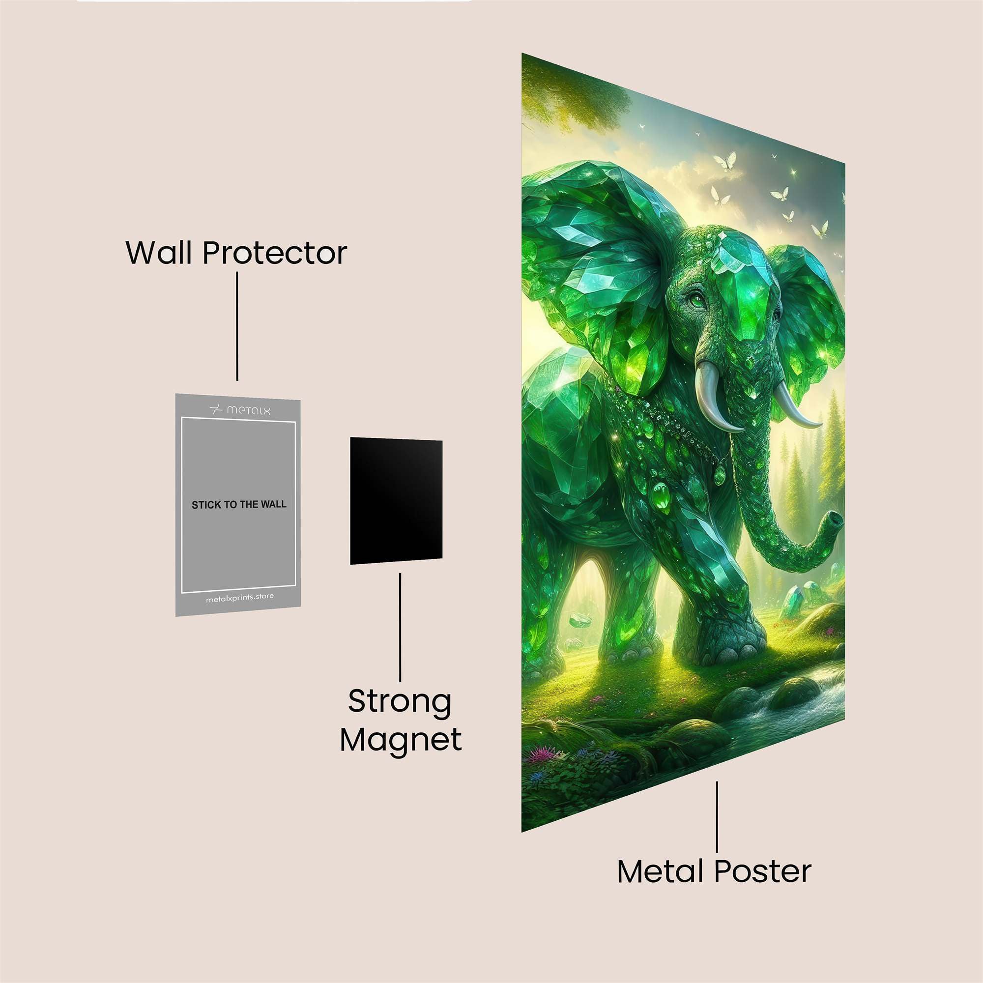 Jade Majesty Safe Wall Magnetic / M