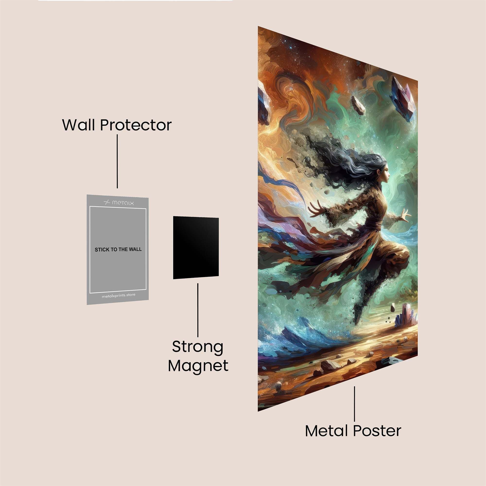 Mystic Dance Safe Wall Magnetic / M