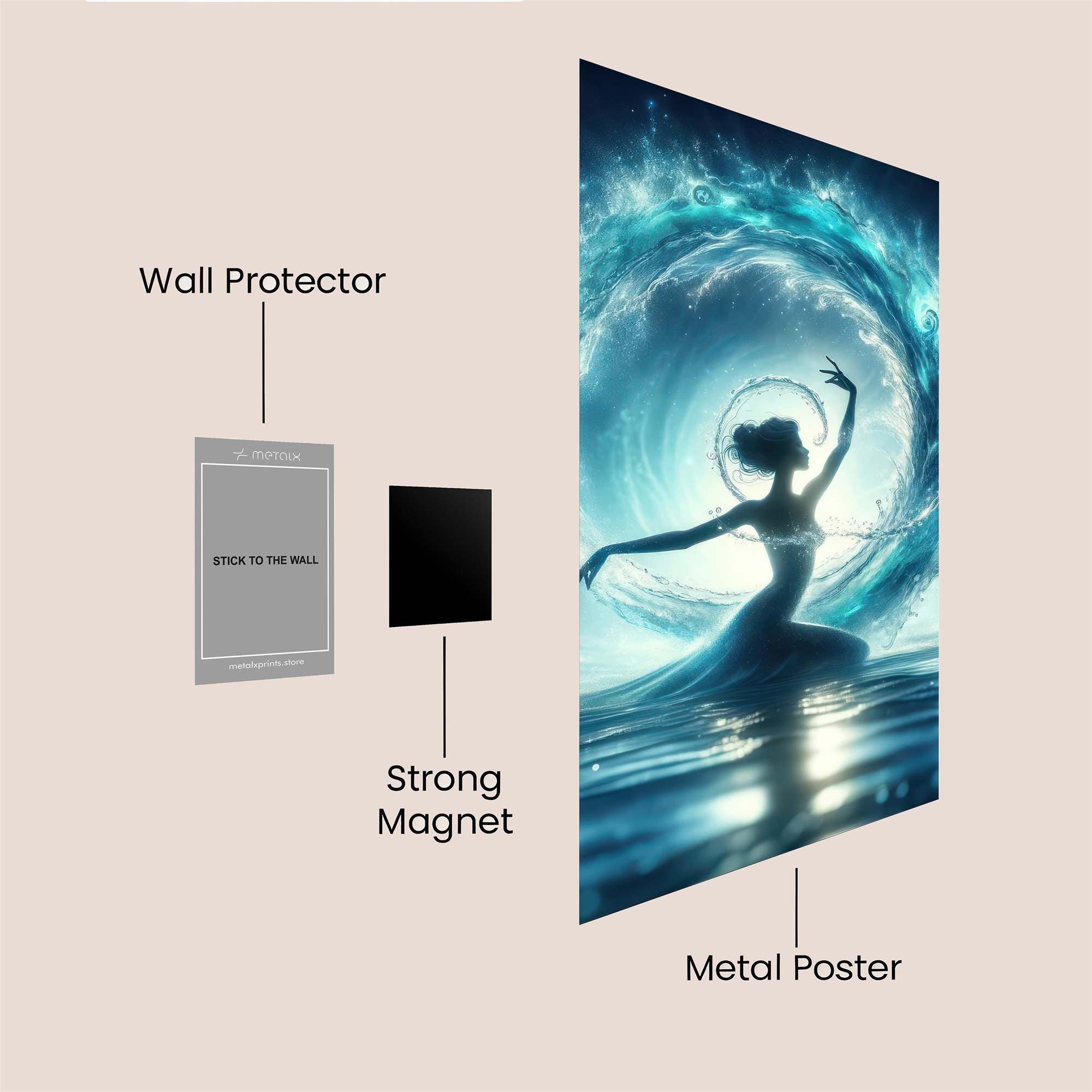 Aqua Grace Safe Wall Magnetic / M