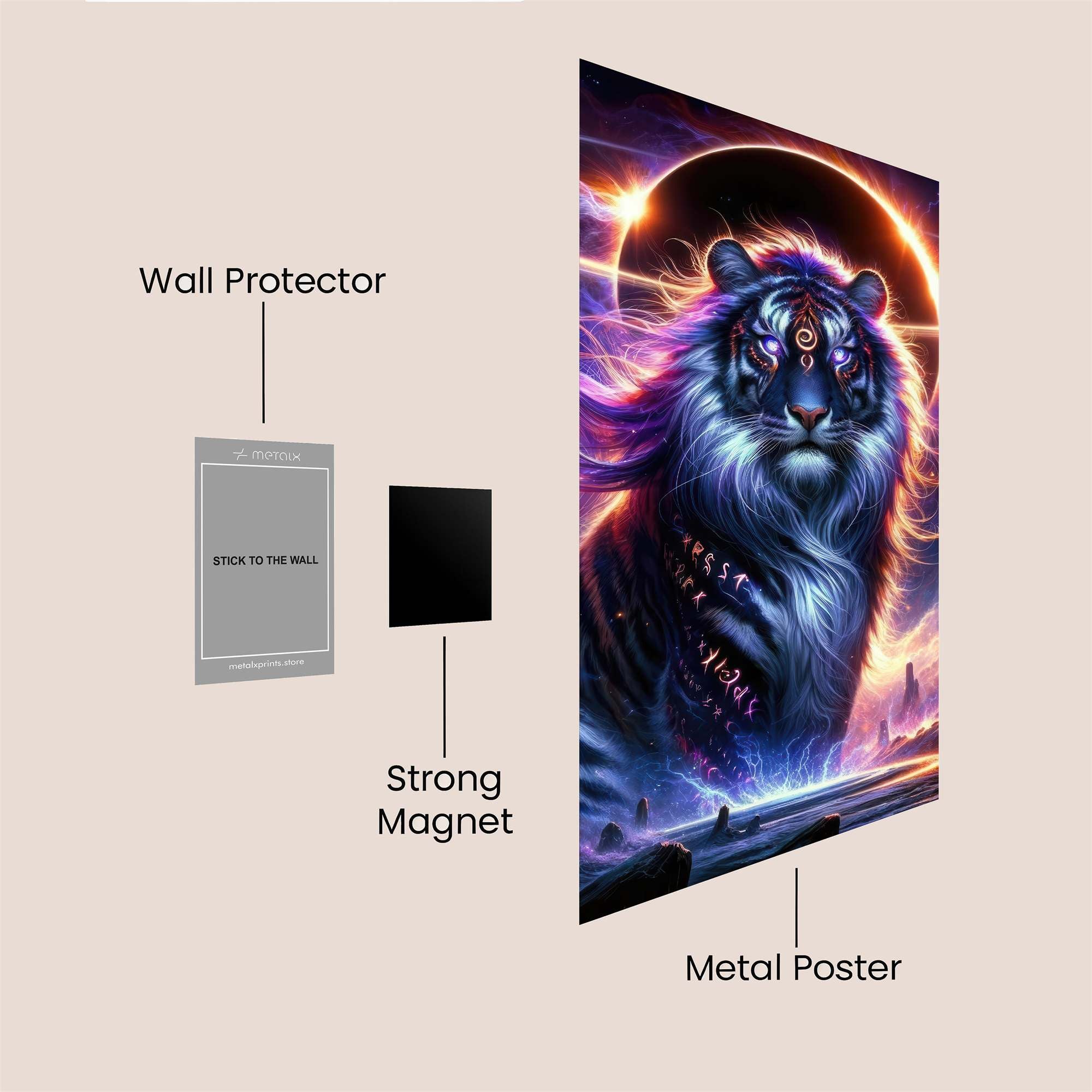 Tiger Eclipse Safe Wall Magnetic / M