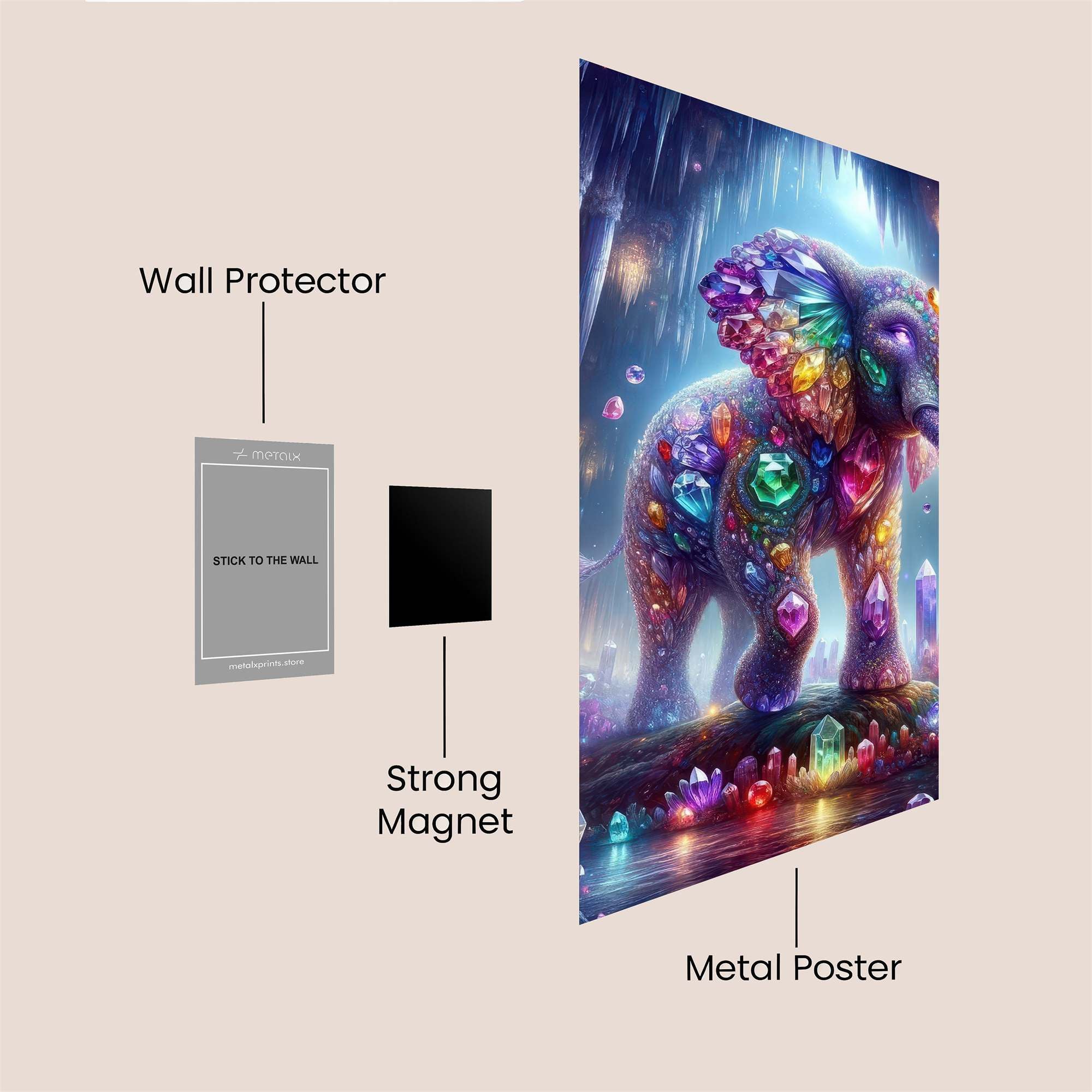 Crystal Majesty Safe Wall Magnetic / M