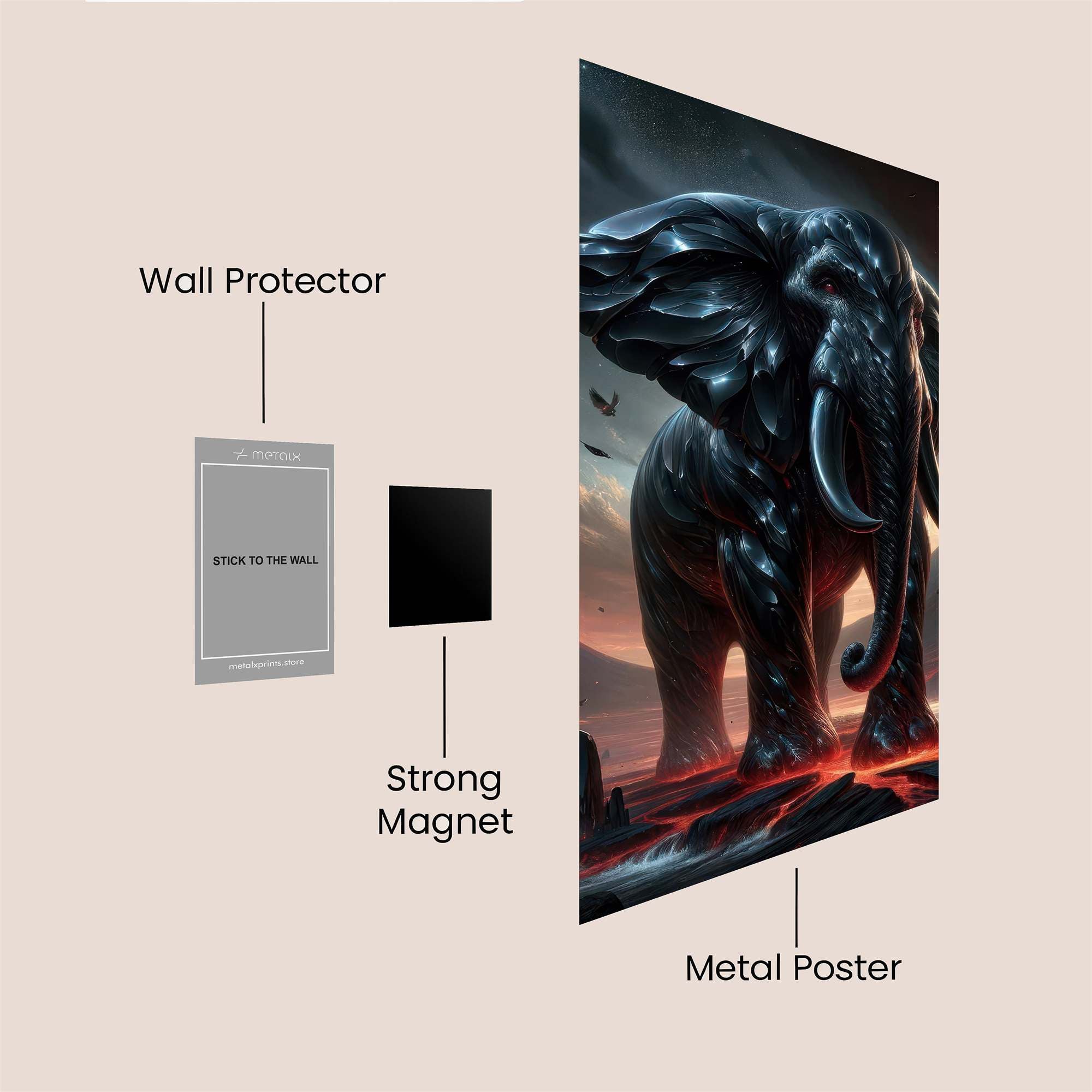 Volcanic Majesty Safe Wall Magnetic / M