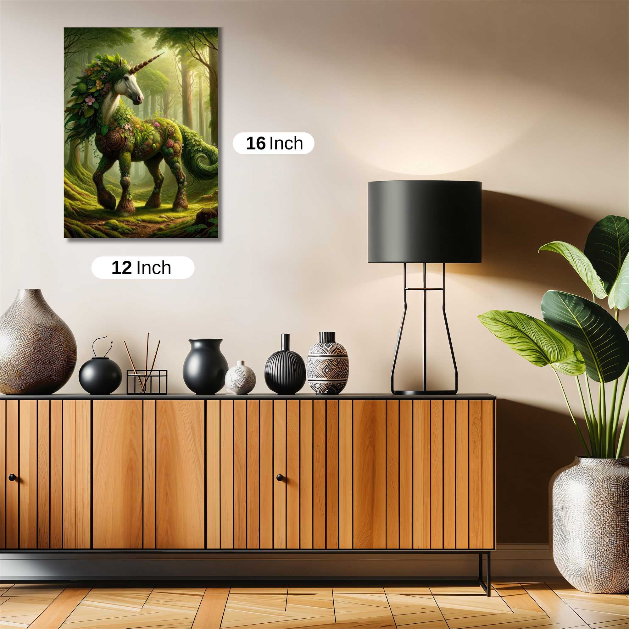 Floral Unicorn Safe Wall Magnetic / M