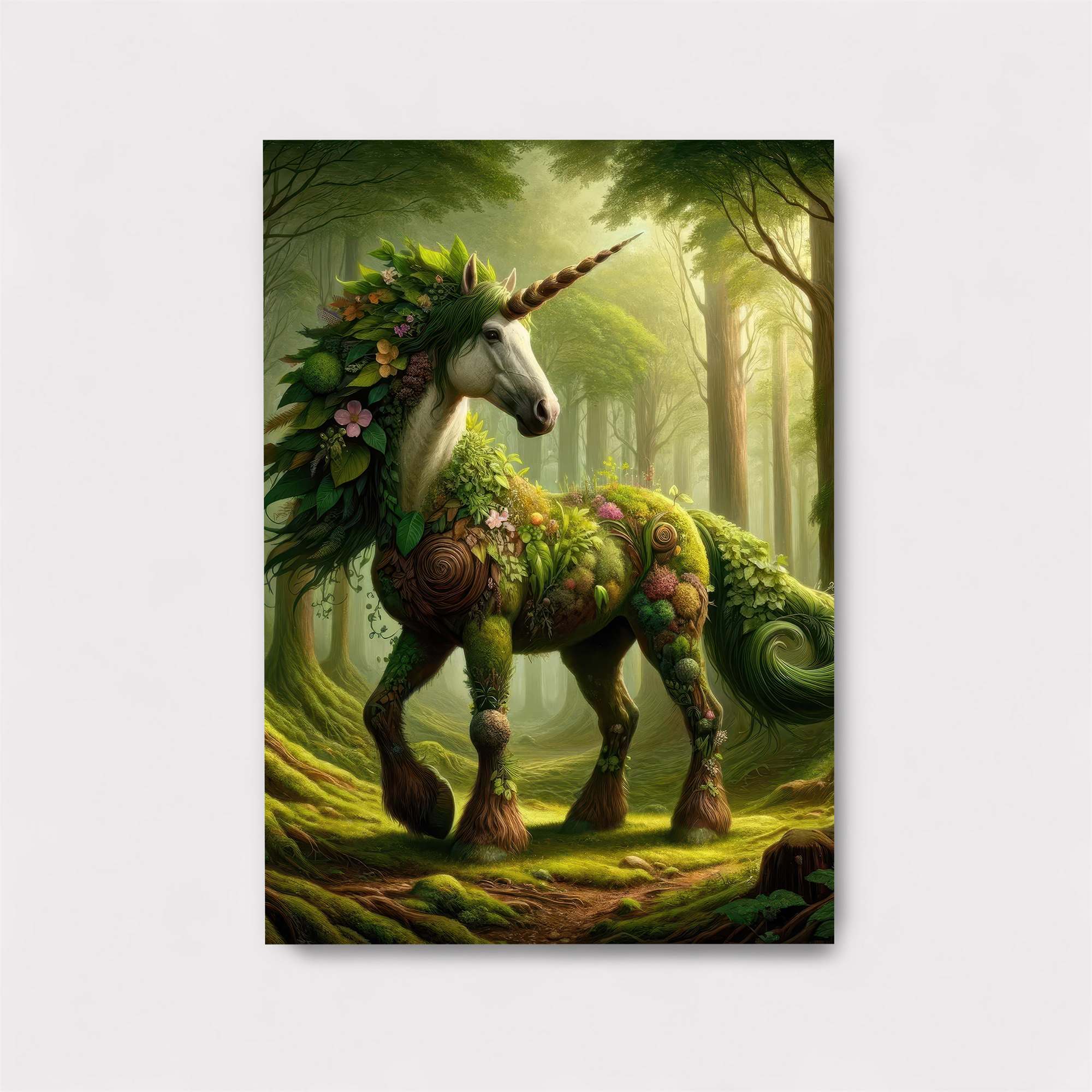 Floral Unicorn Safe Wall Magnetic / M