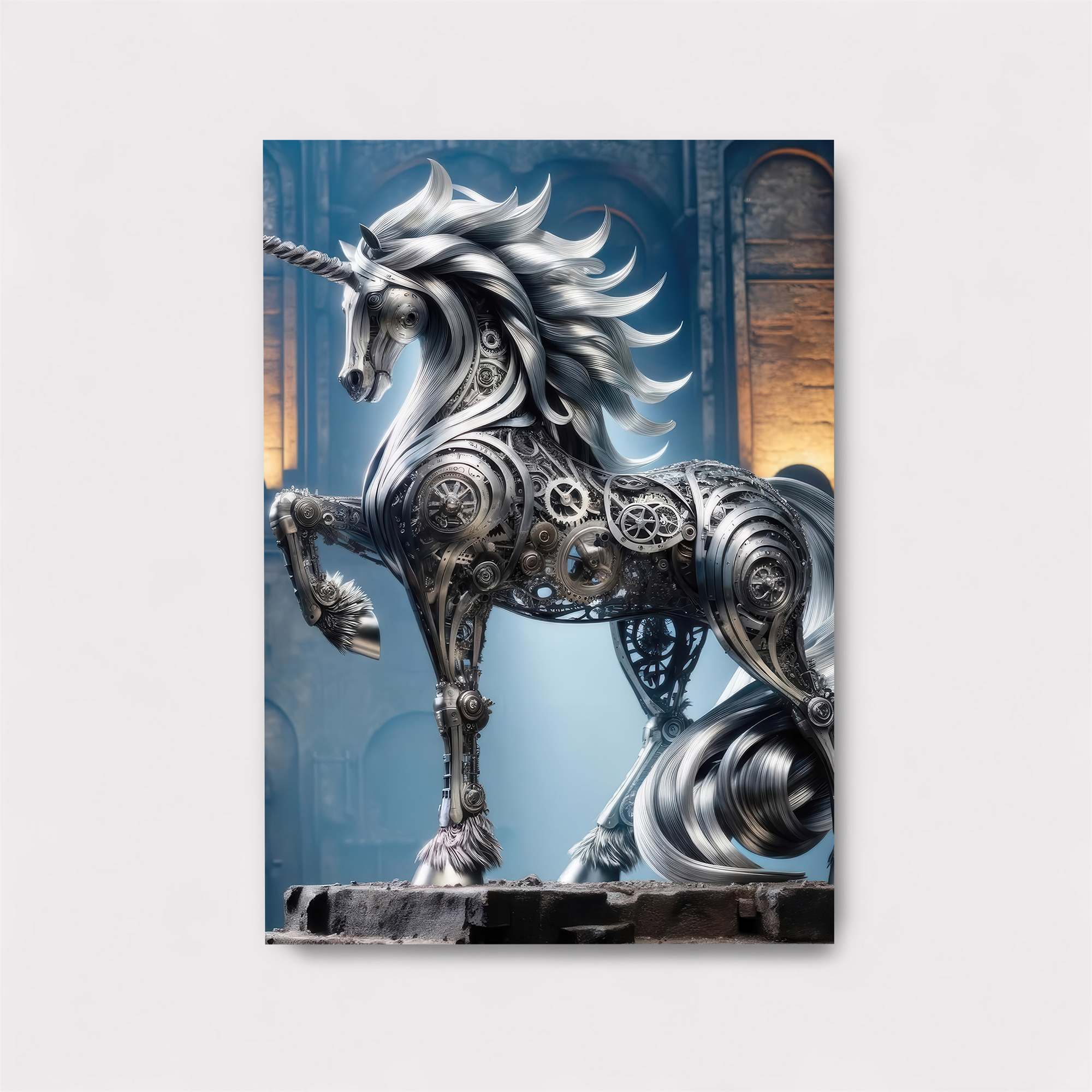 Unicorn Steampunk Safe Wall Magnetic / M