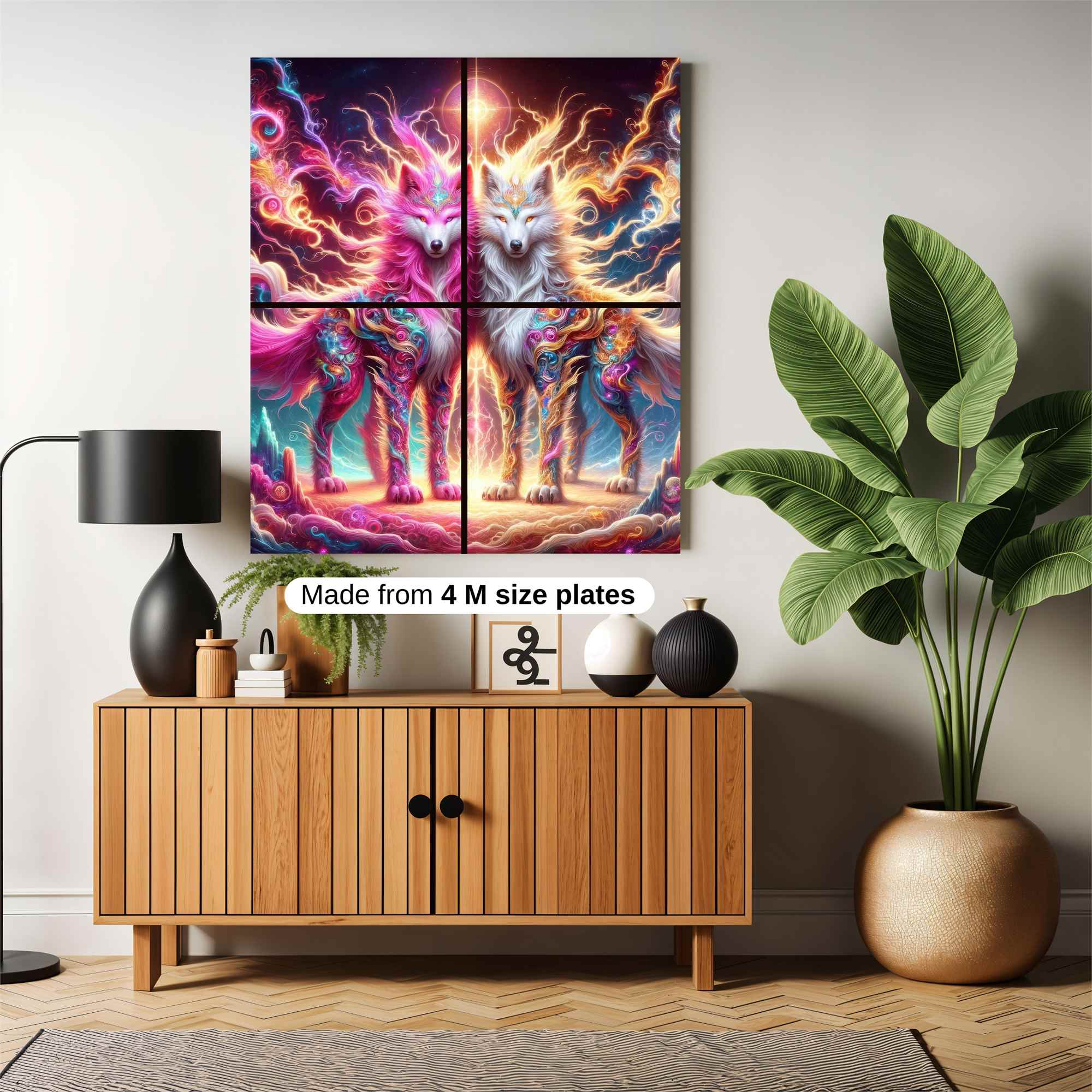 Wolves Enchanting Safe Wall Magnetic / M