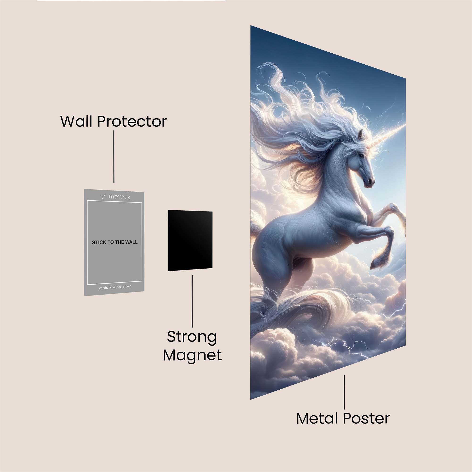 Unicorn Ascend Safe Wall Magnetic / M