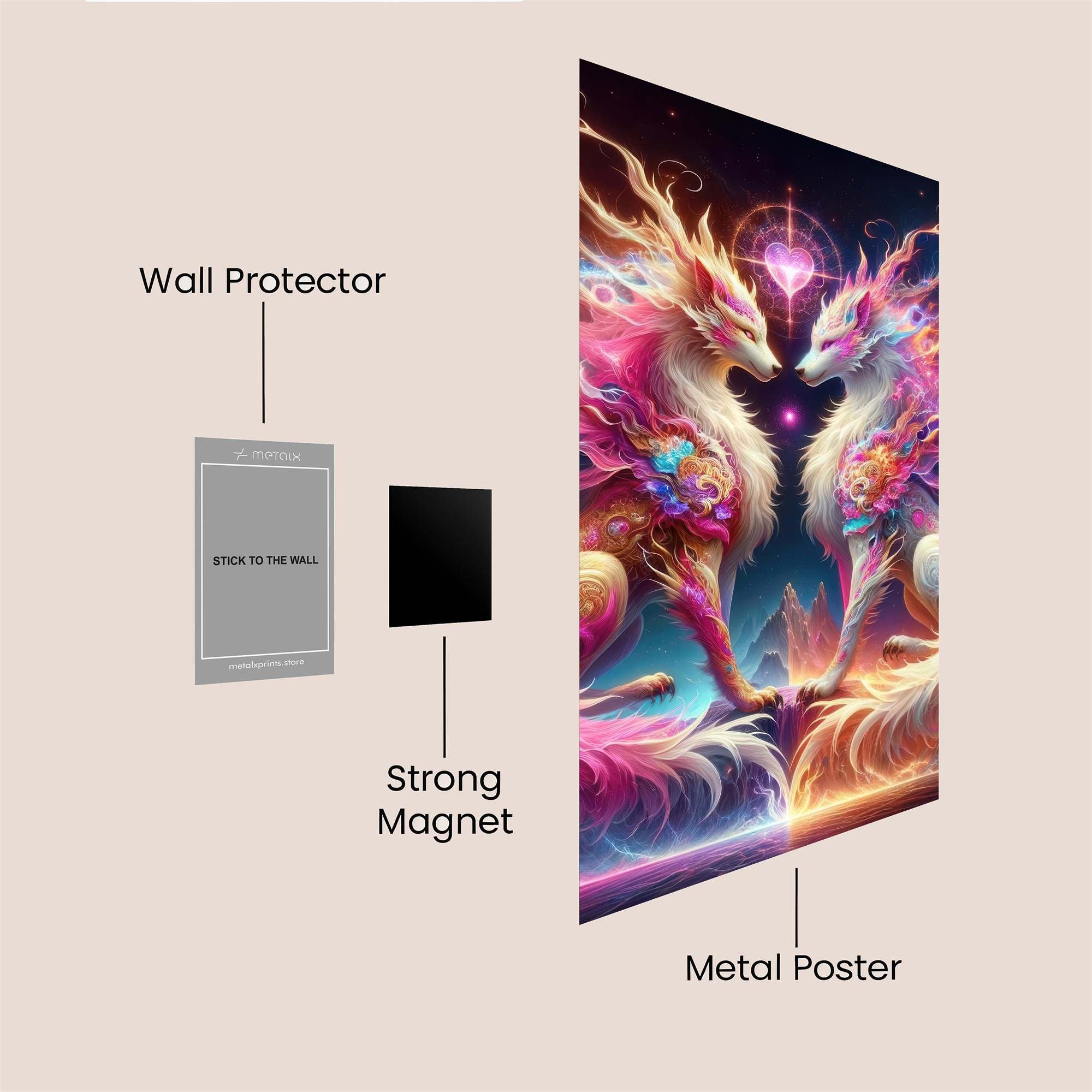 Celestial Embrace Safe Wall Magnetic / M
