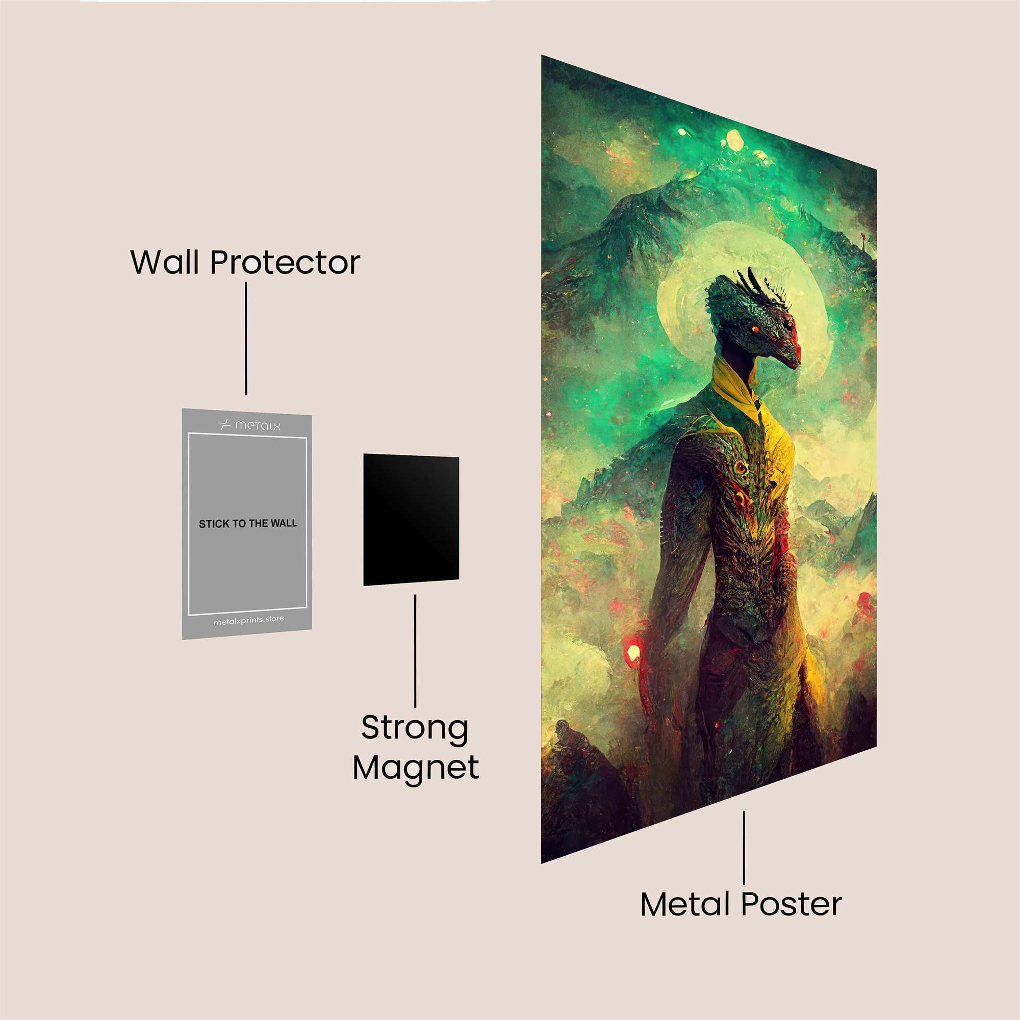 Dragon Serenity Safe Wall Magnetic / M