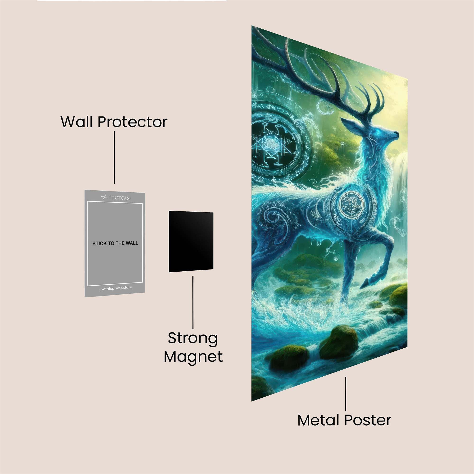 Stag Serenity Safe Wall Magnetic / M