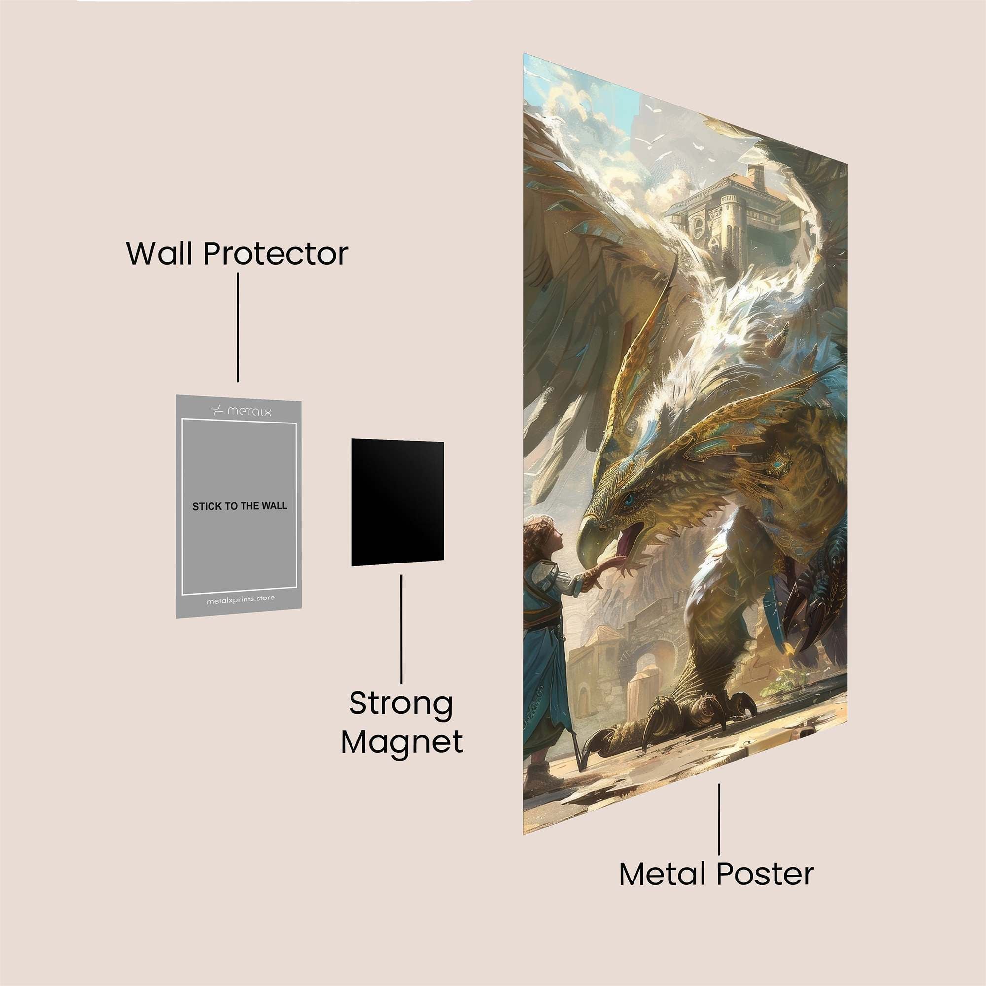 Roc Majestic Safe Wall Magnetic / M