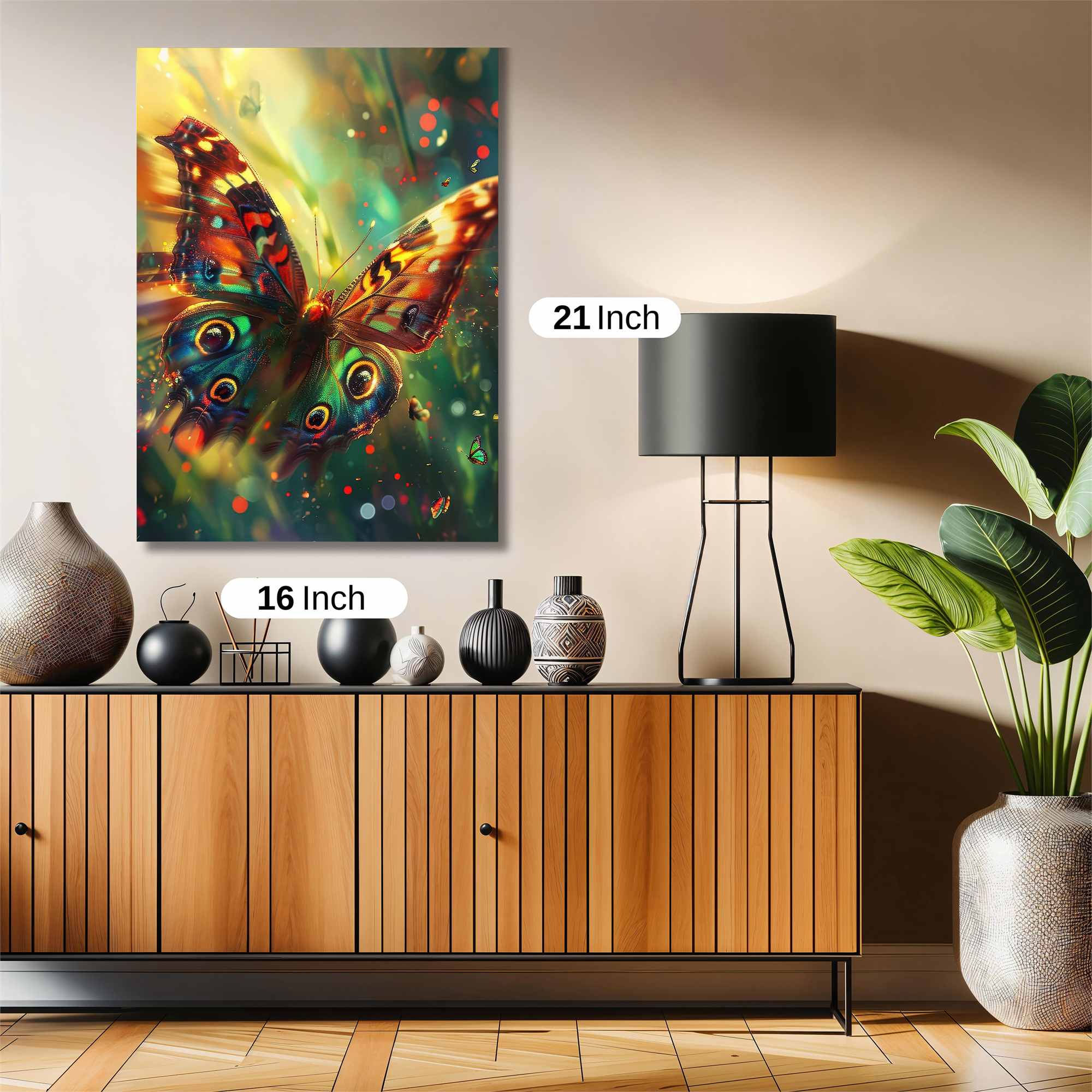 Butterfly Radiance Safe Wall Magnetic / M