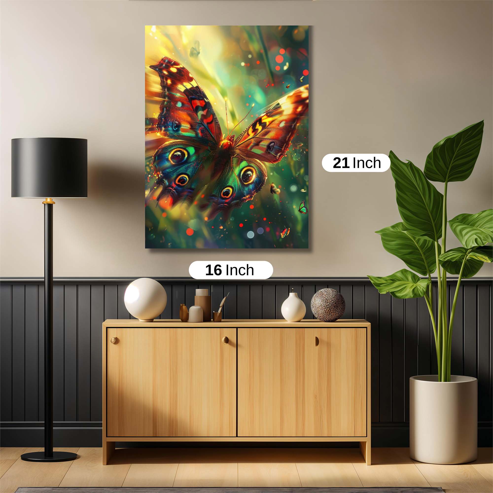 Butterfly Radiance Safe Wall Magnetic / M