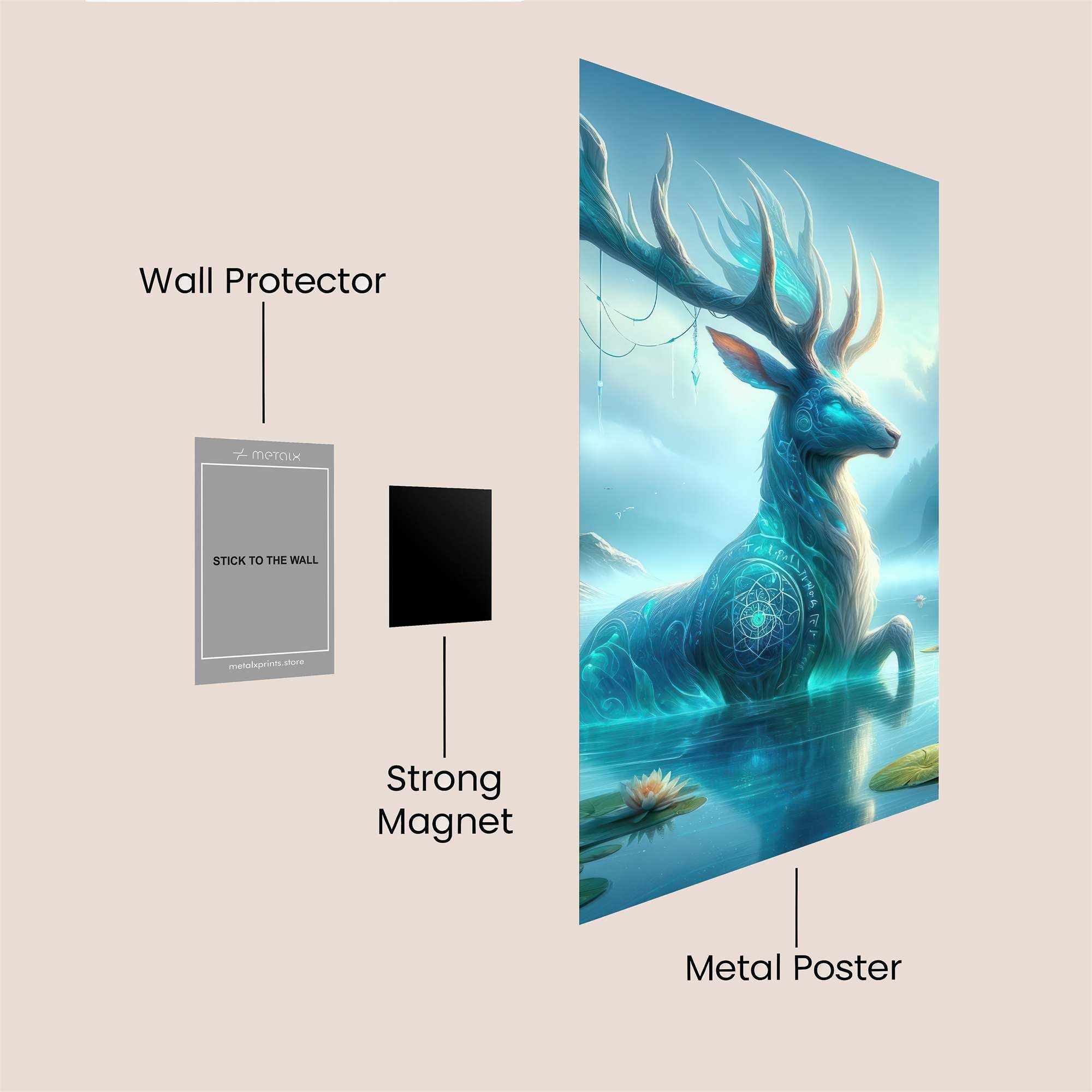 Stag Serenity Safe Wall Magnetic / M