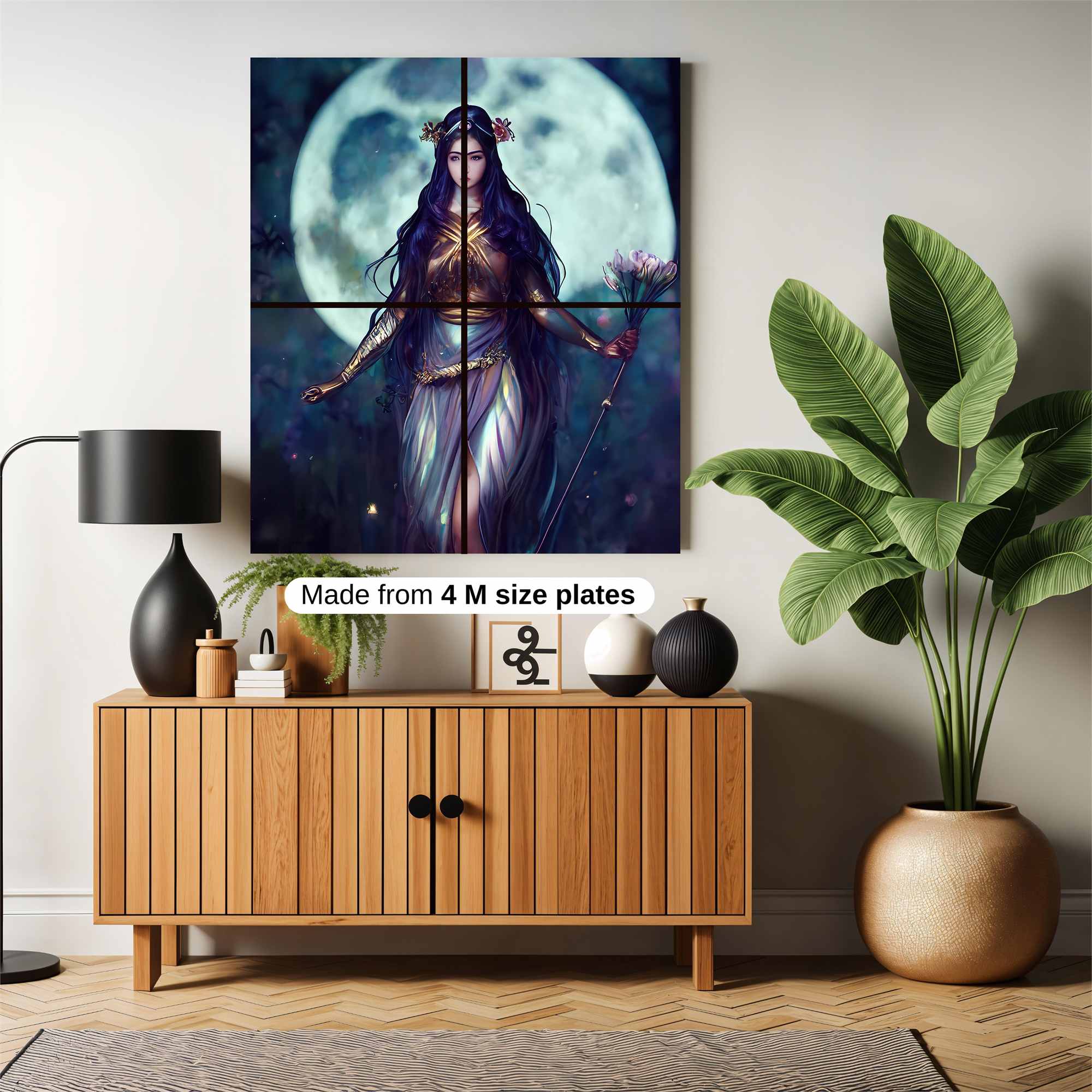 Moonlit Enchantress Safe Wall Magnetic / M