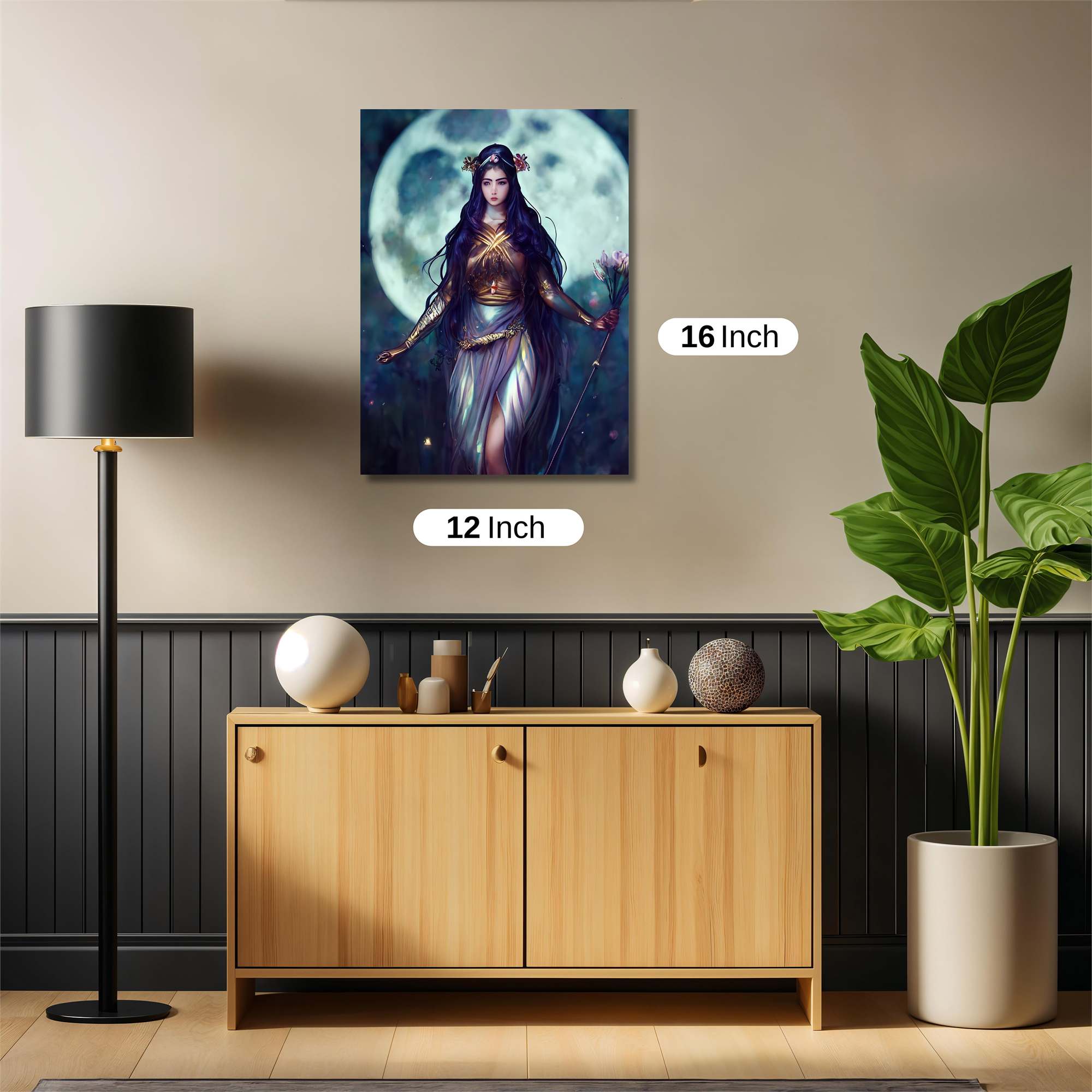 Moonlit Enchantress Safe Wall Magnetic / M