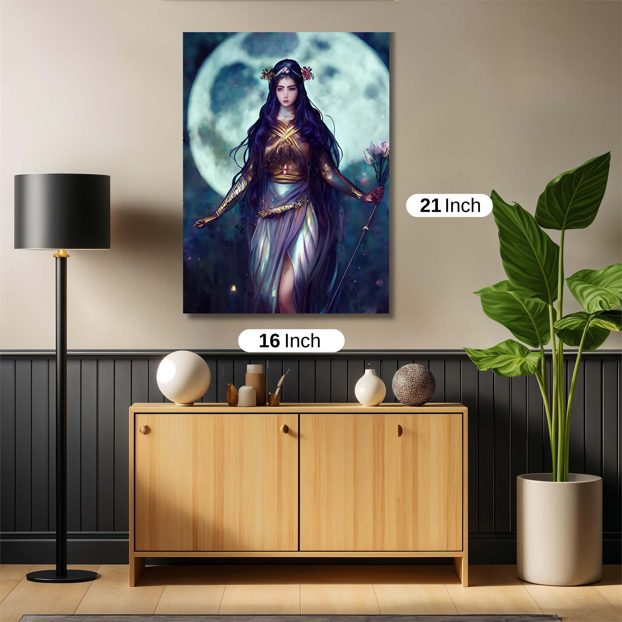Moonlit Enchantress Safe Wall Magnetic / M