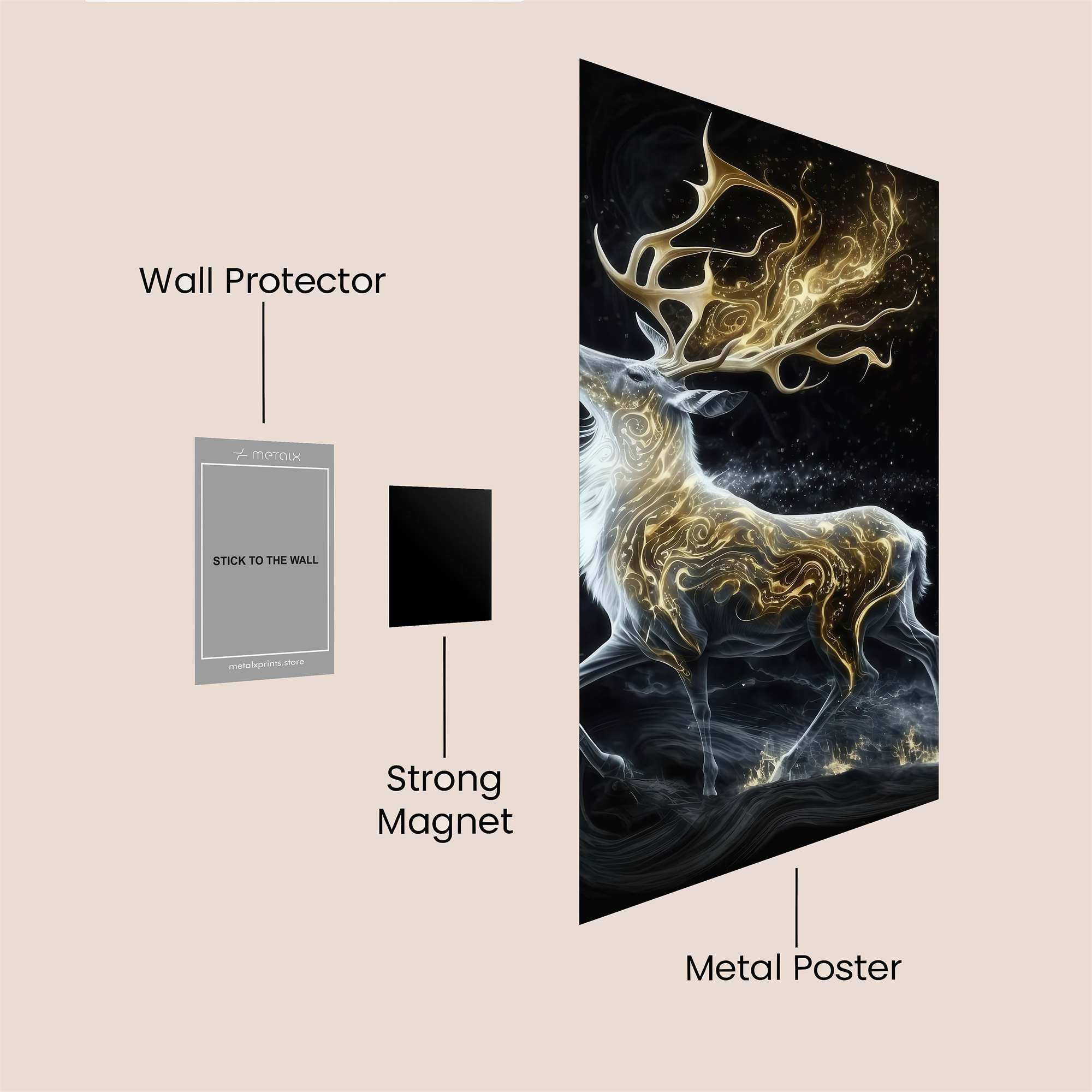 Stag Radiance Safe Wall Magnetic / M