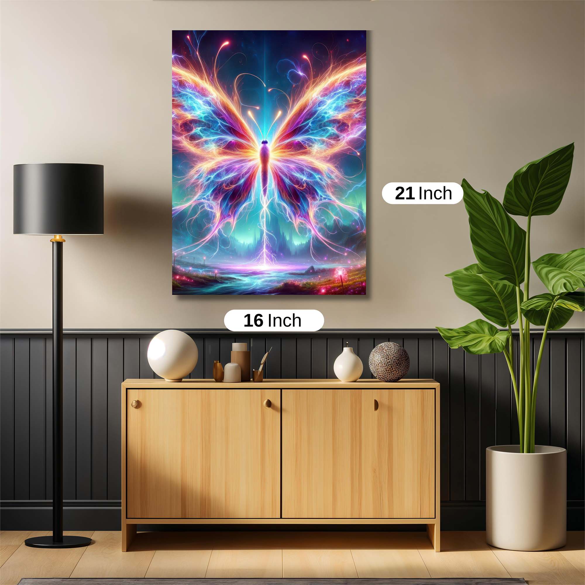 Butterfly Radiance Safe Wall Magnetic / M