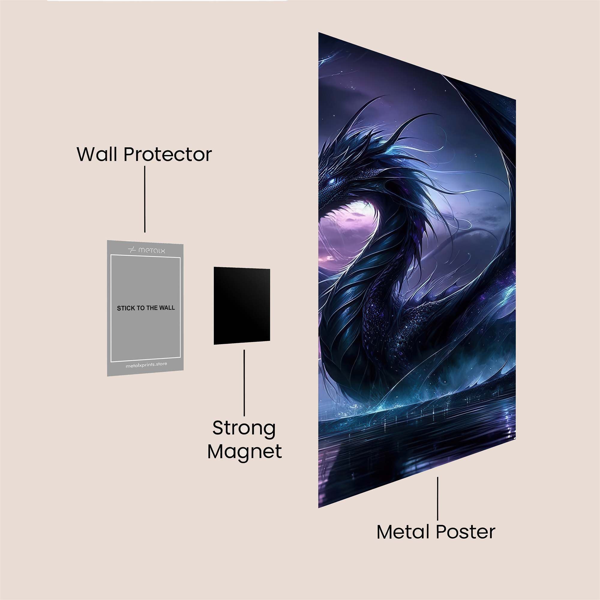 Nebula Majesty Safe Wall Magnetic / M