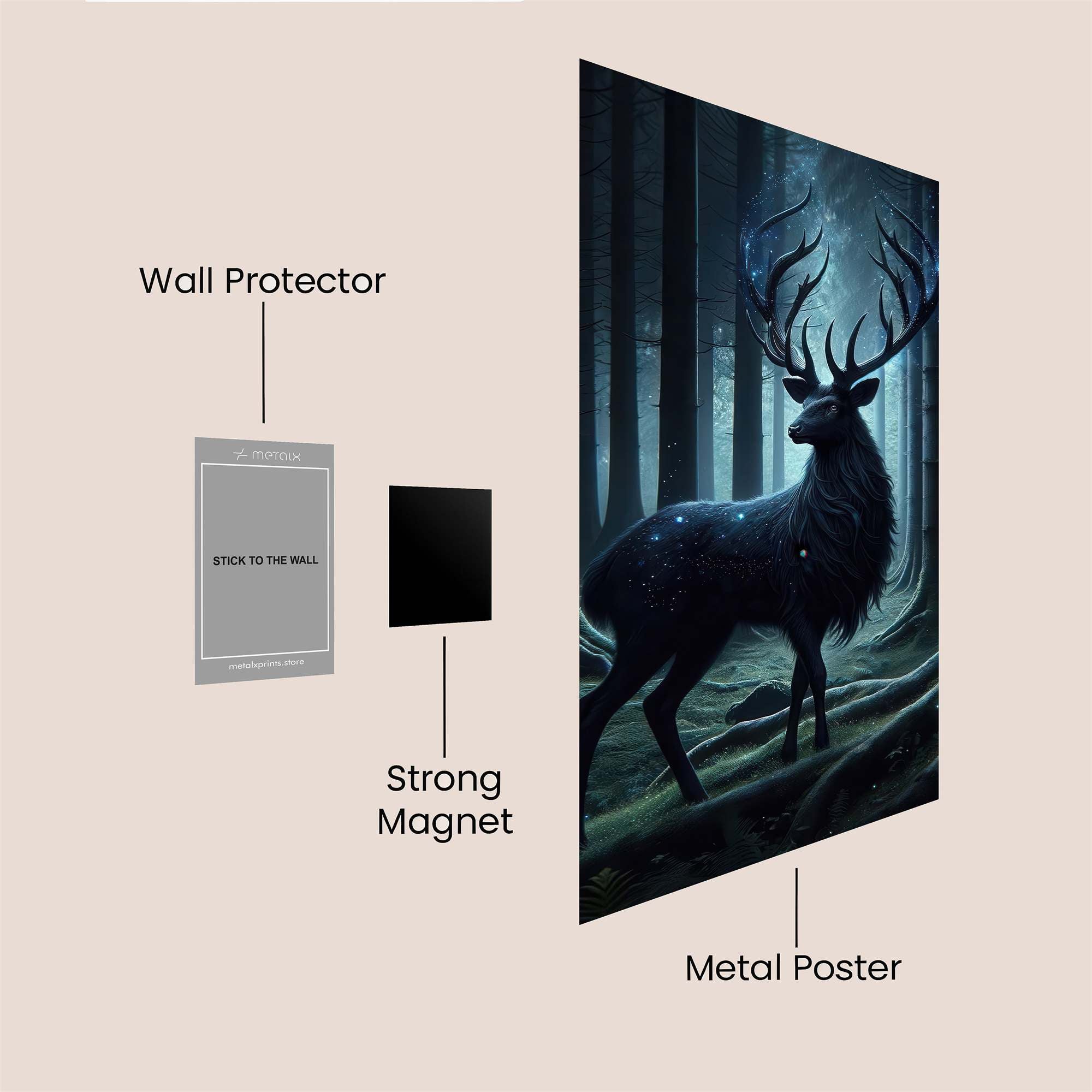 Stardust Majesty Safe Wall Magnetic / M