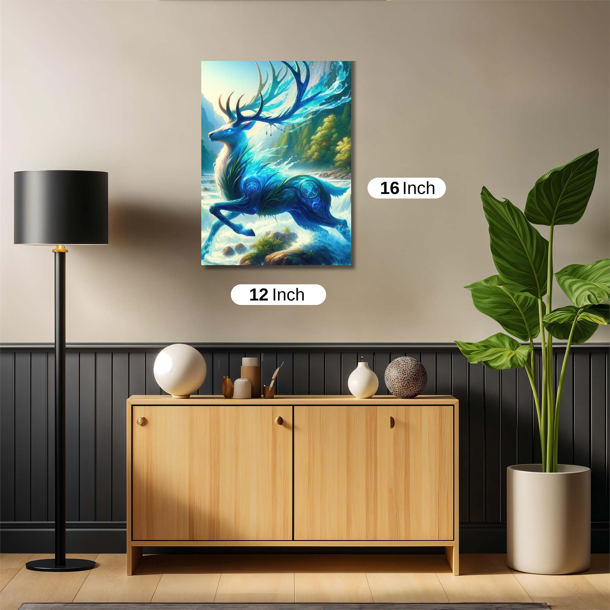 Ethereal Stag Safe Wall Magnetic / M