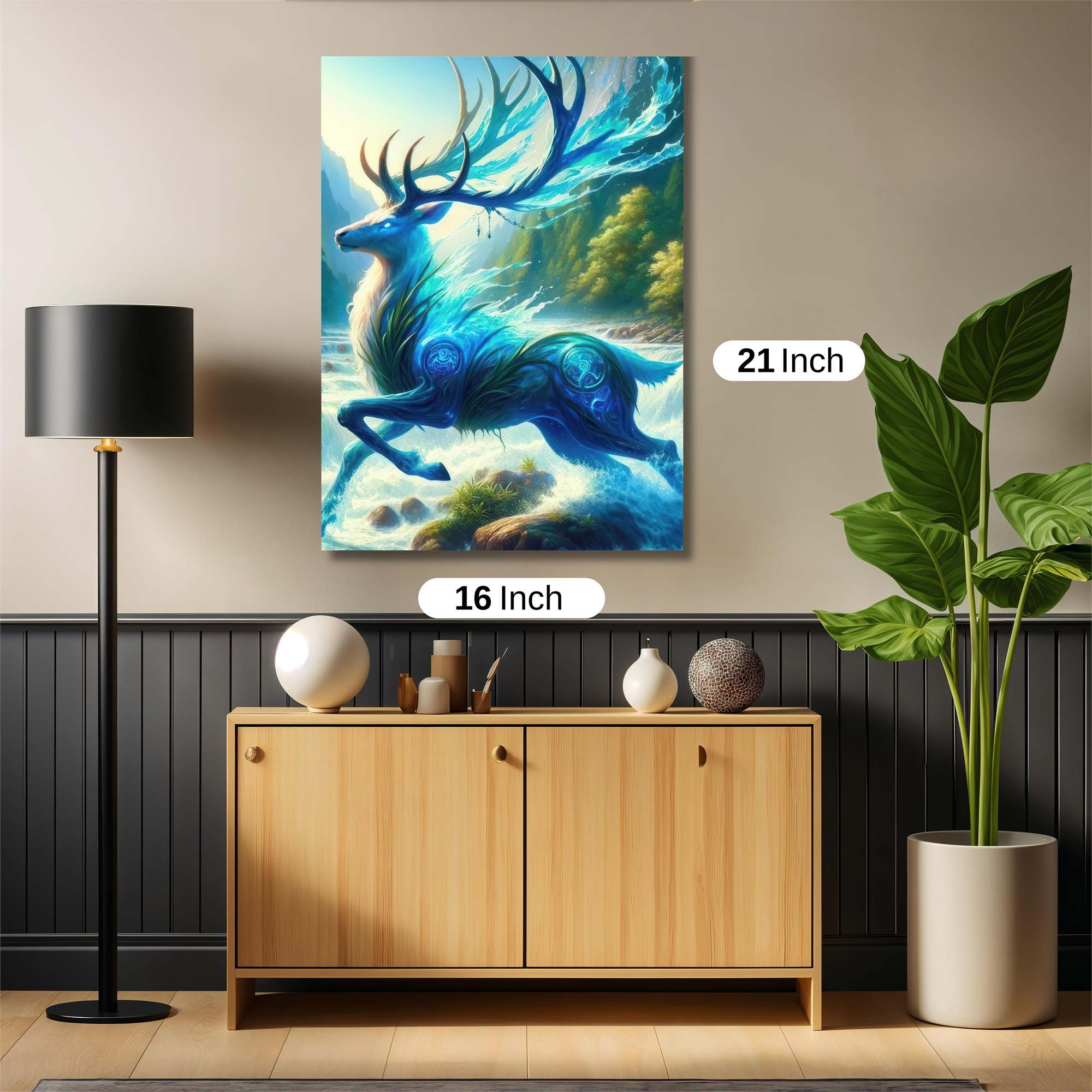 Ethereal Stag Safe Wall Magnetic / M