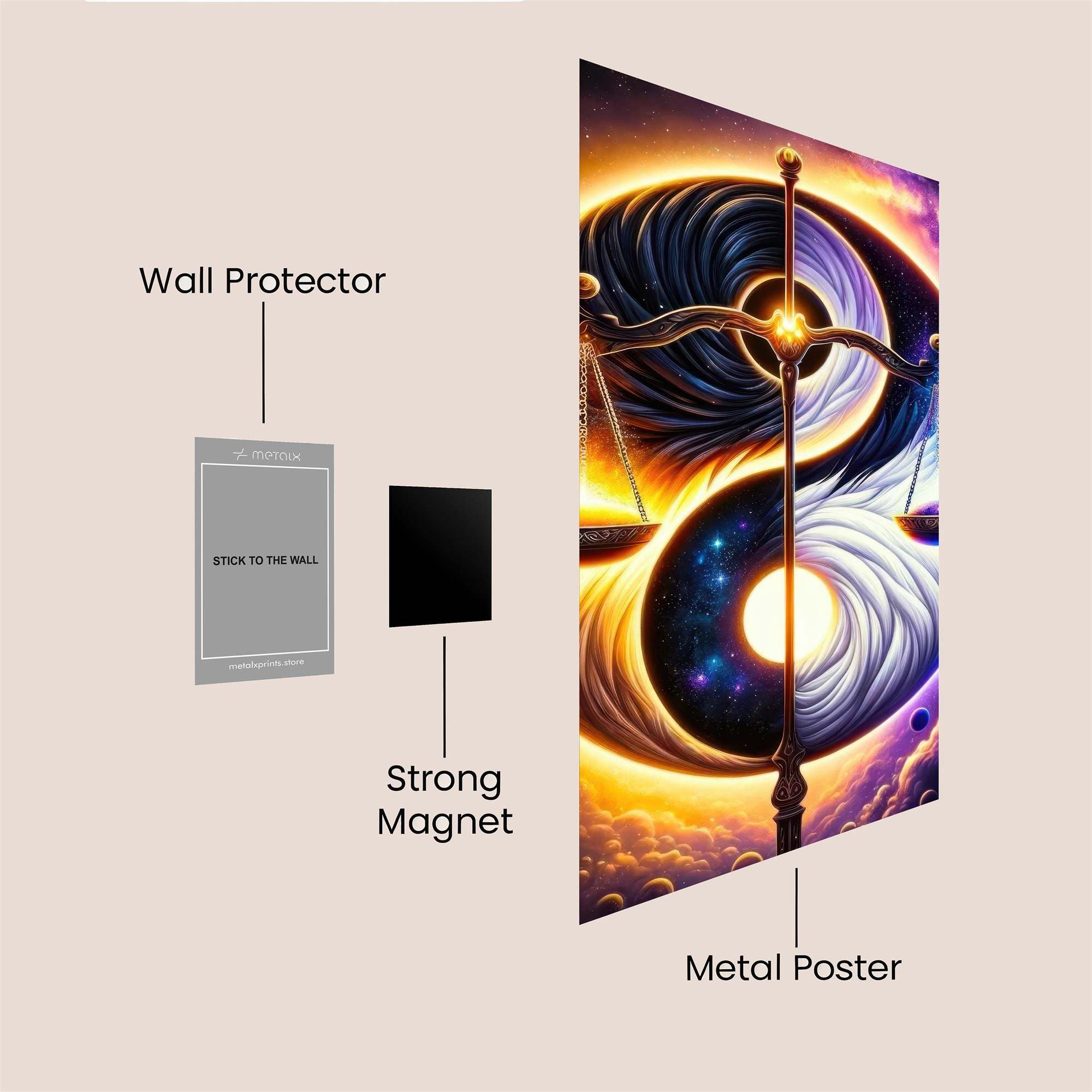 Cosmic Balance Safe Wall Magnetic / M