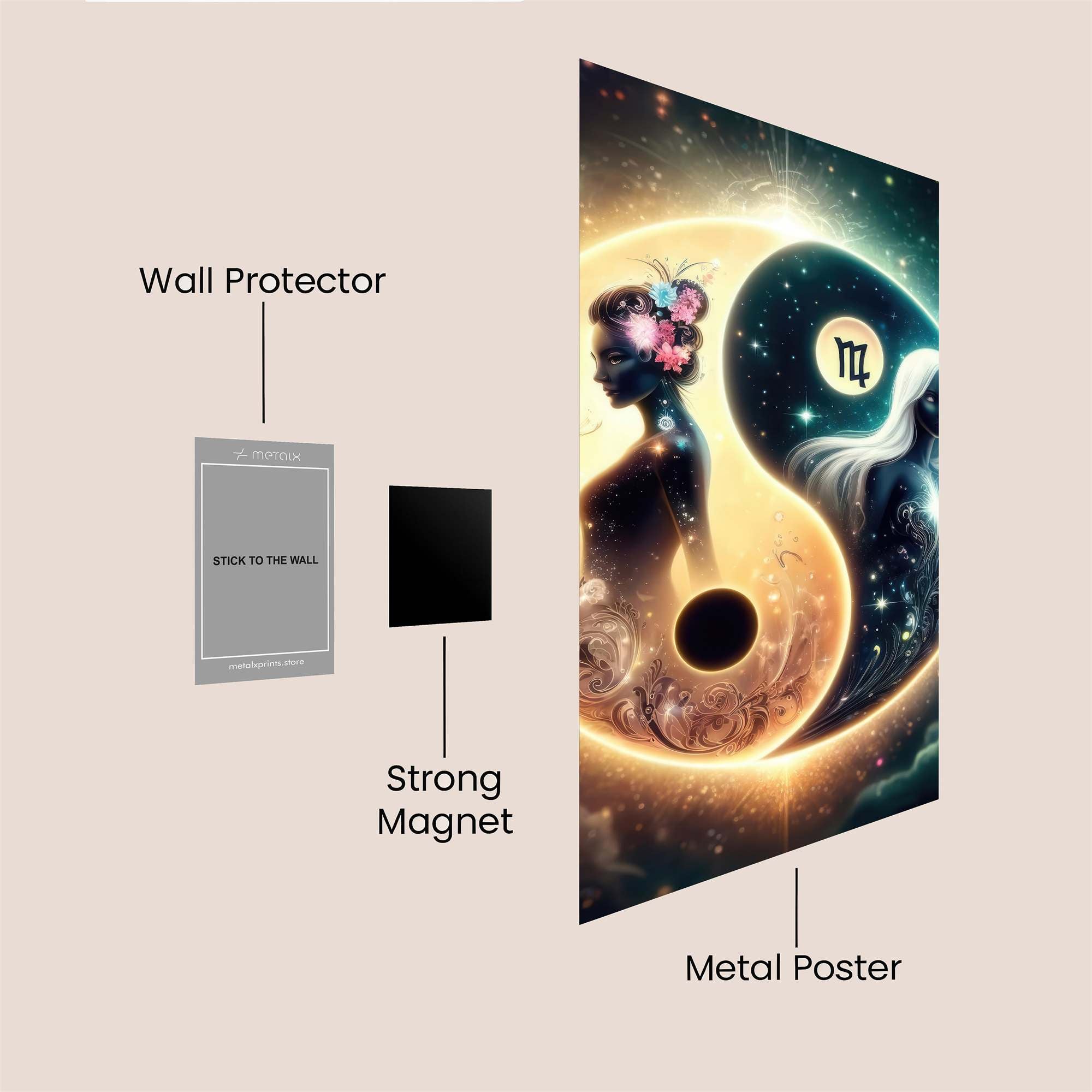 Cosmic Balance Safe Wall Magnetic / M