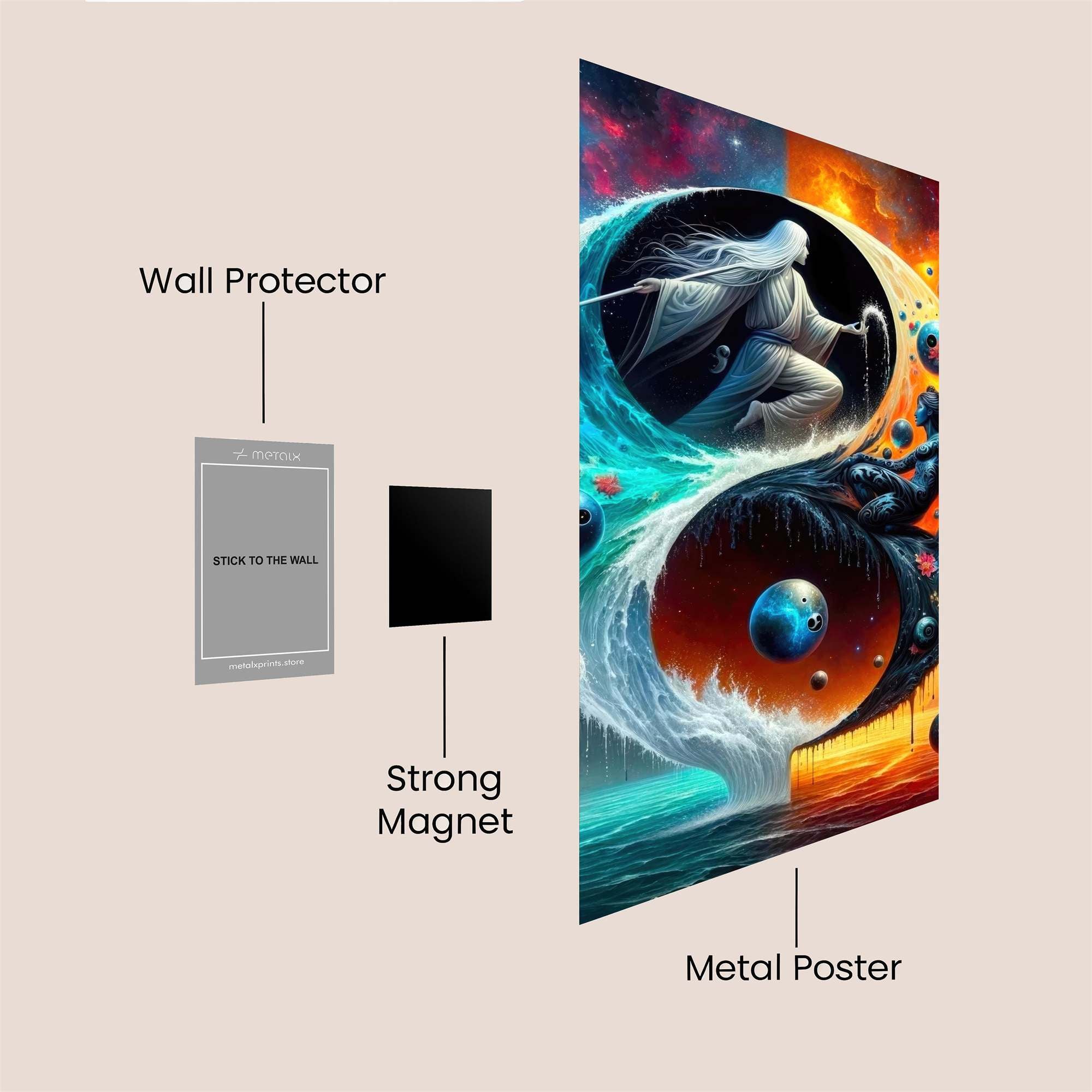 Cosmic Duality Safe Wall Magnetic / M