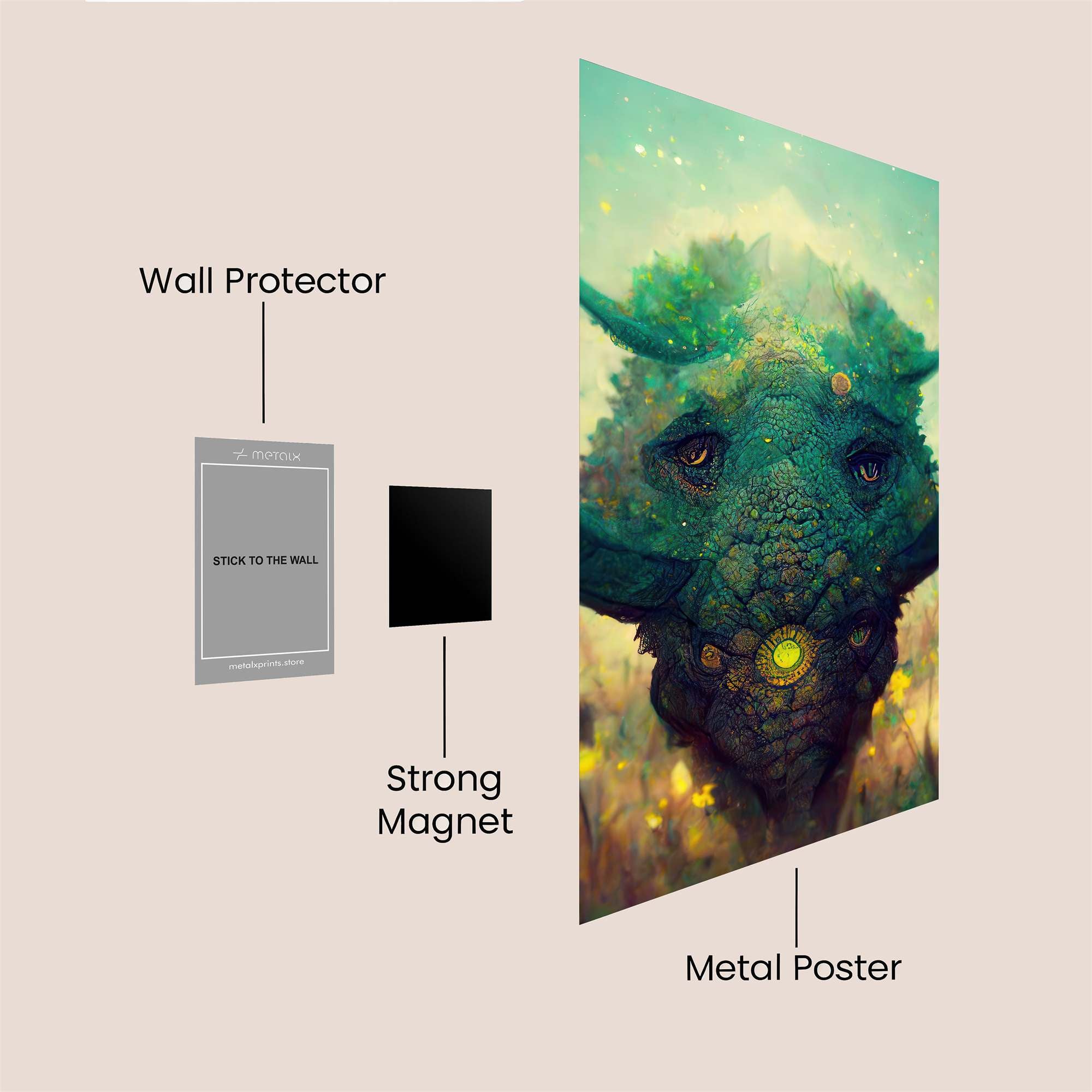 Forest Guardian Safe Wall Magnetic / M