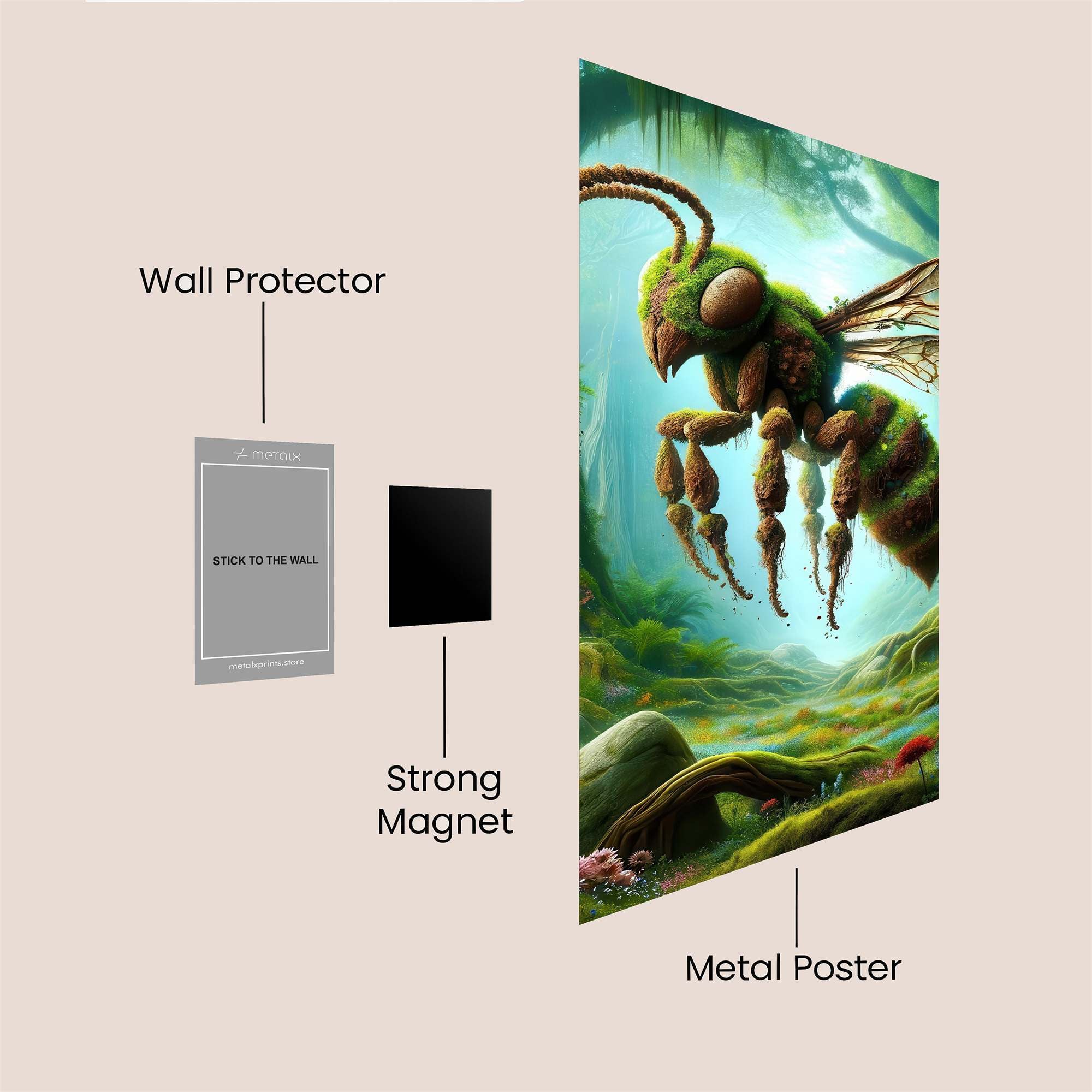 Forest Guardian Safe Wall Magnetic / M