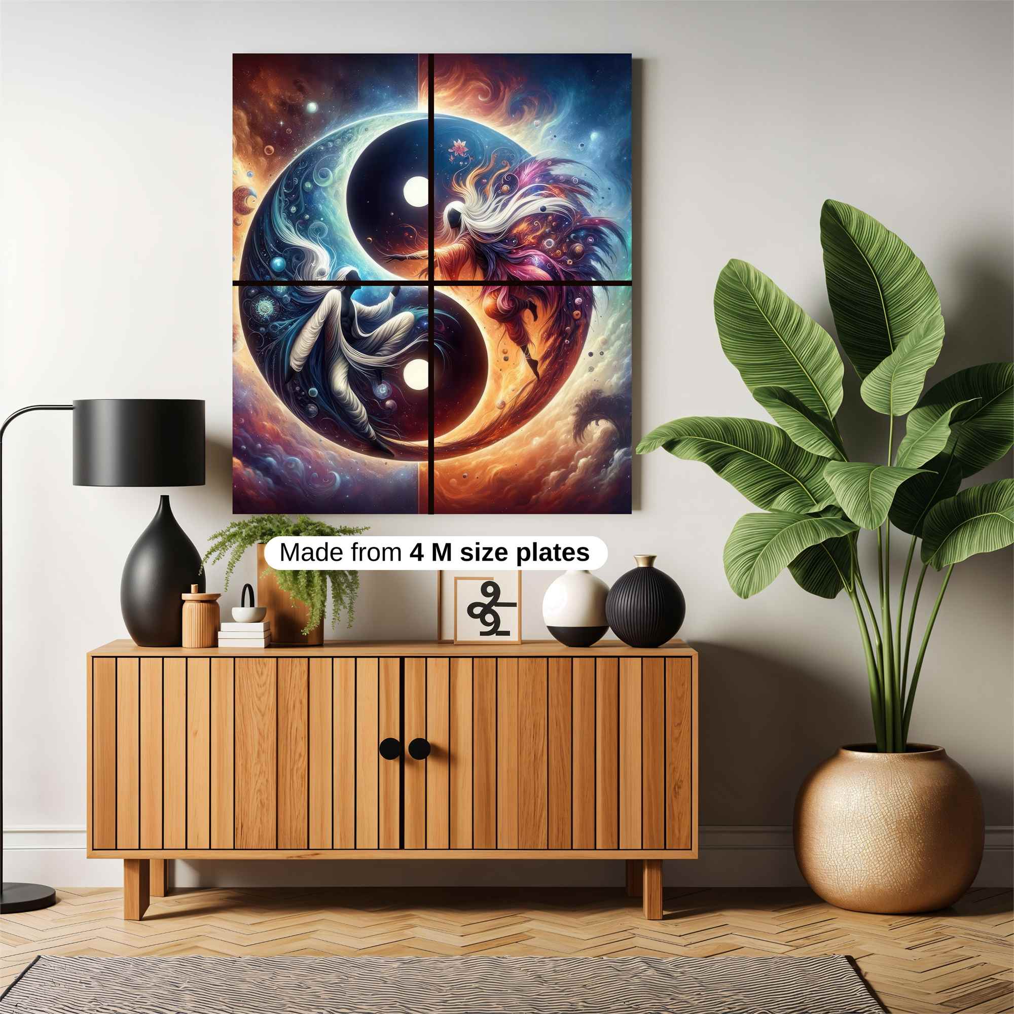 YinYang Dance Safe Wall Magnetic / M
